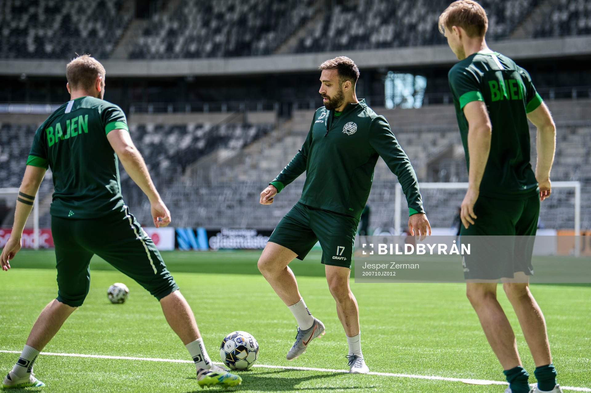 Hammarbys Darijan Bojanic, Abdul Khalili och Tim