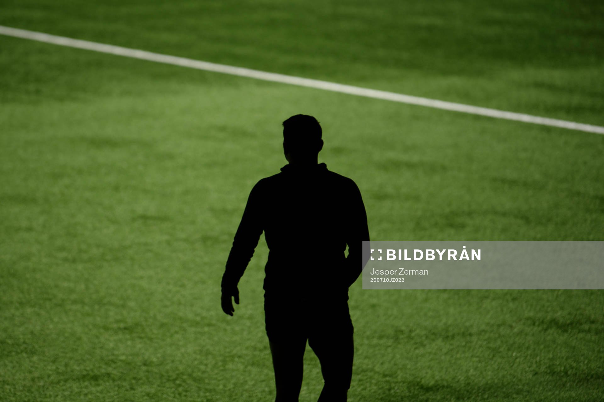 En silhuett av Hammarbys Paulinho