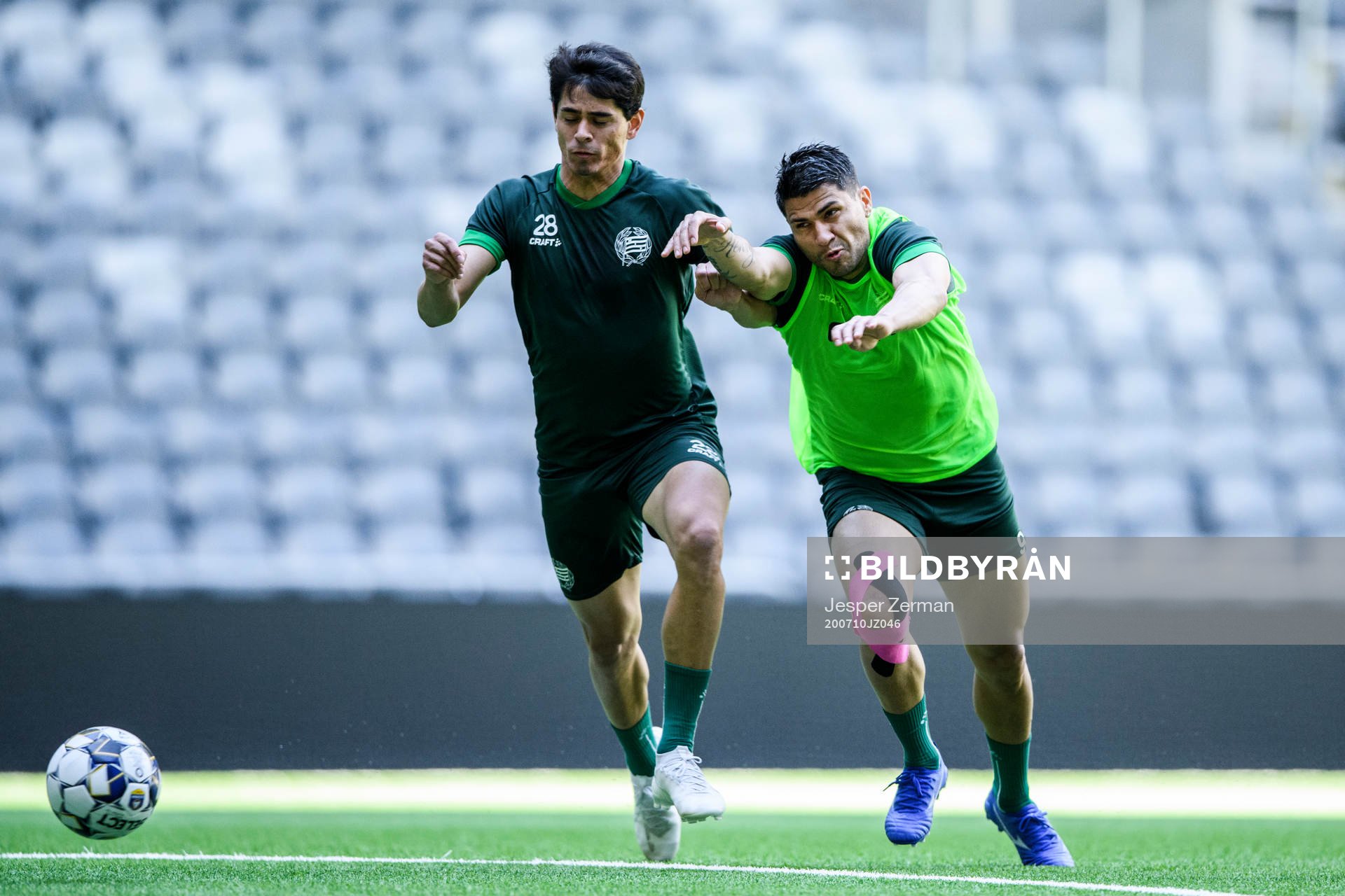 Hammarbys Jean Carlos de Brito och Paulinho