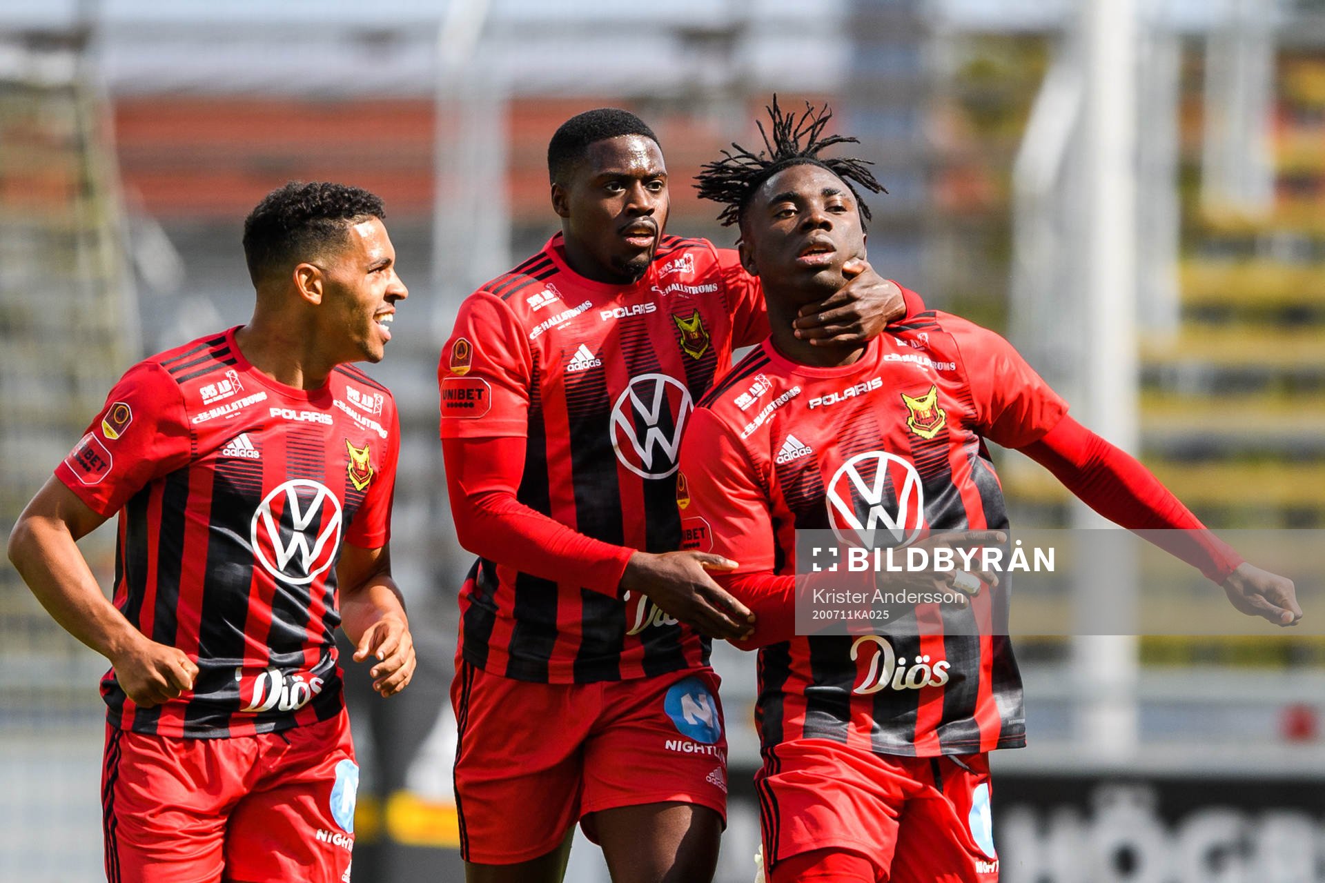 Marco Weymans, Isak Ssewankambo och Jordan Attah Kadiri