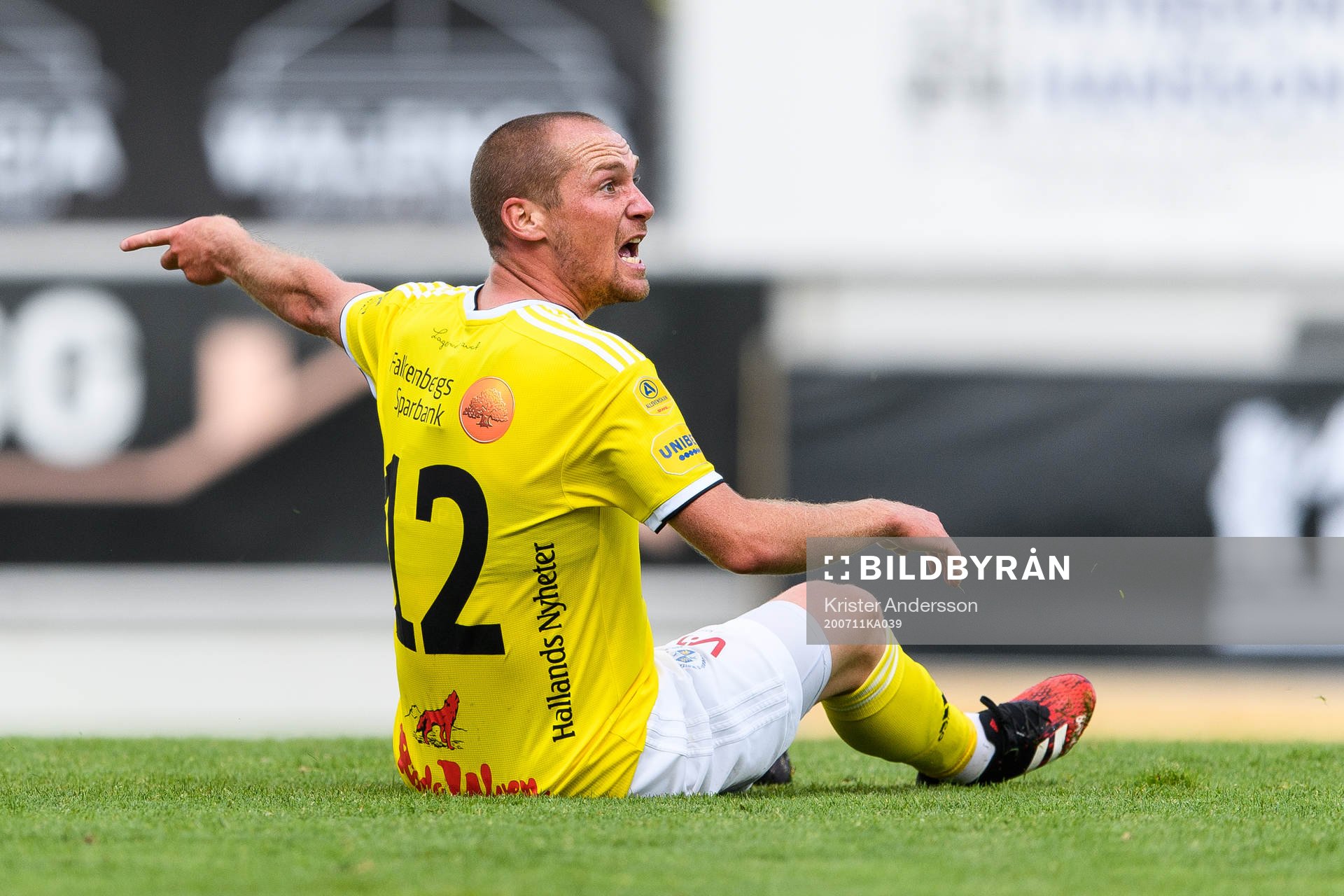 Falkenbergs Christoffer Carlsson reagerar