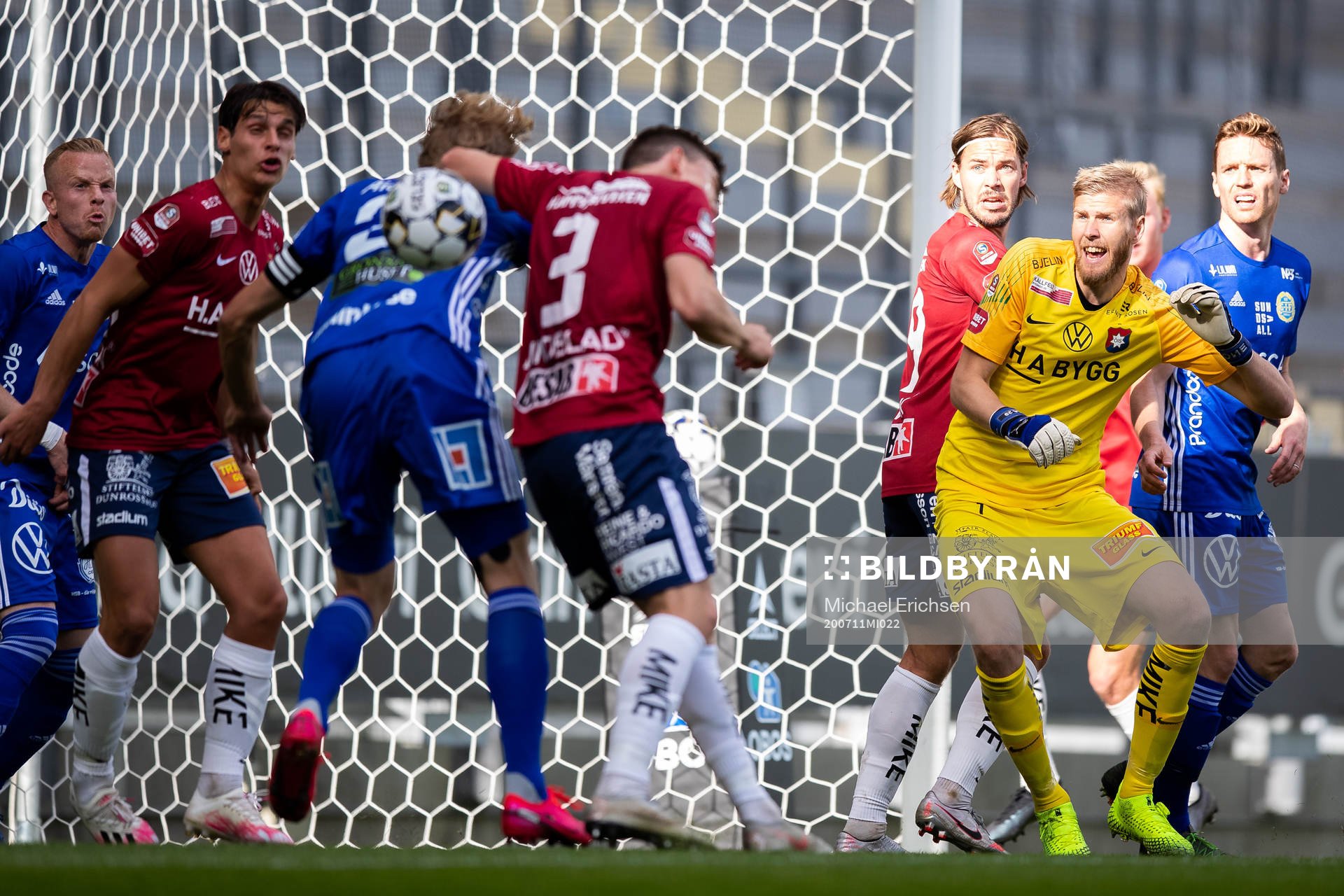 Örgrytes målvakt Fredrik Andersson