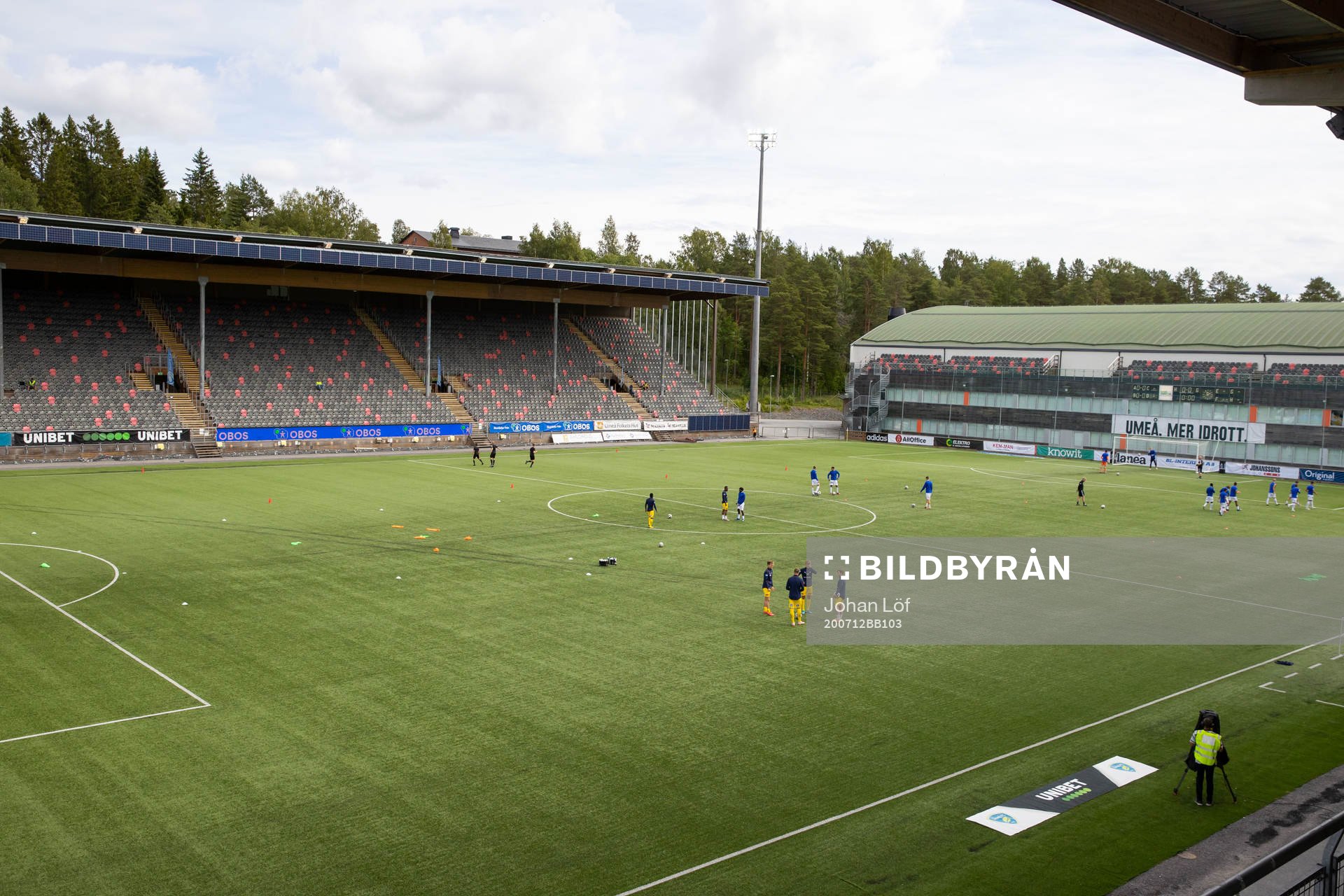 Vy från läktarplats