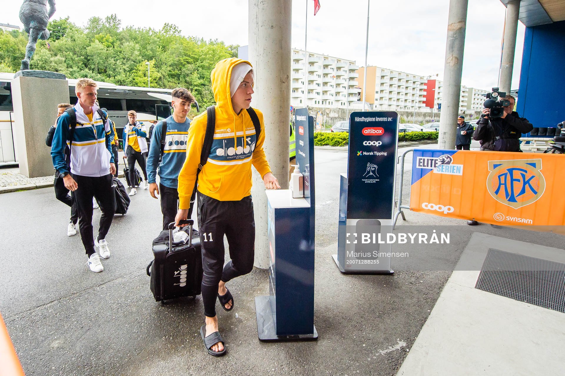Jens Petter Hauge of Bodø/Glimt arrives