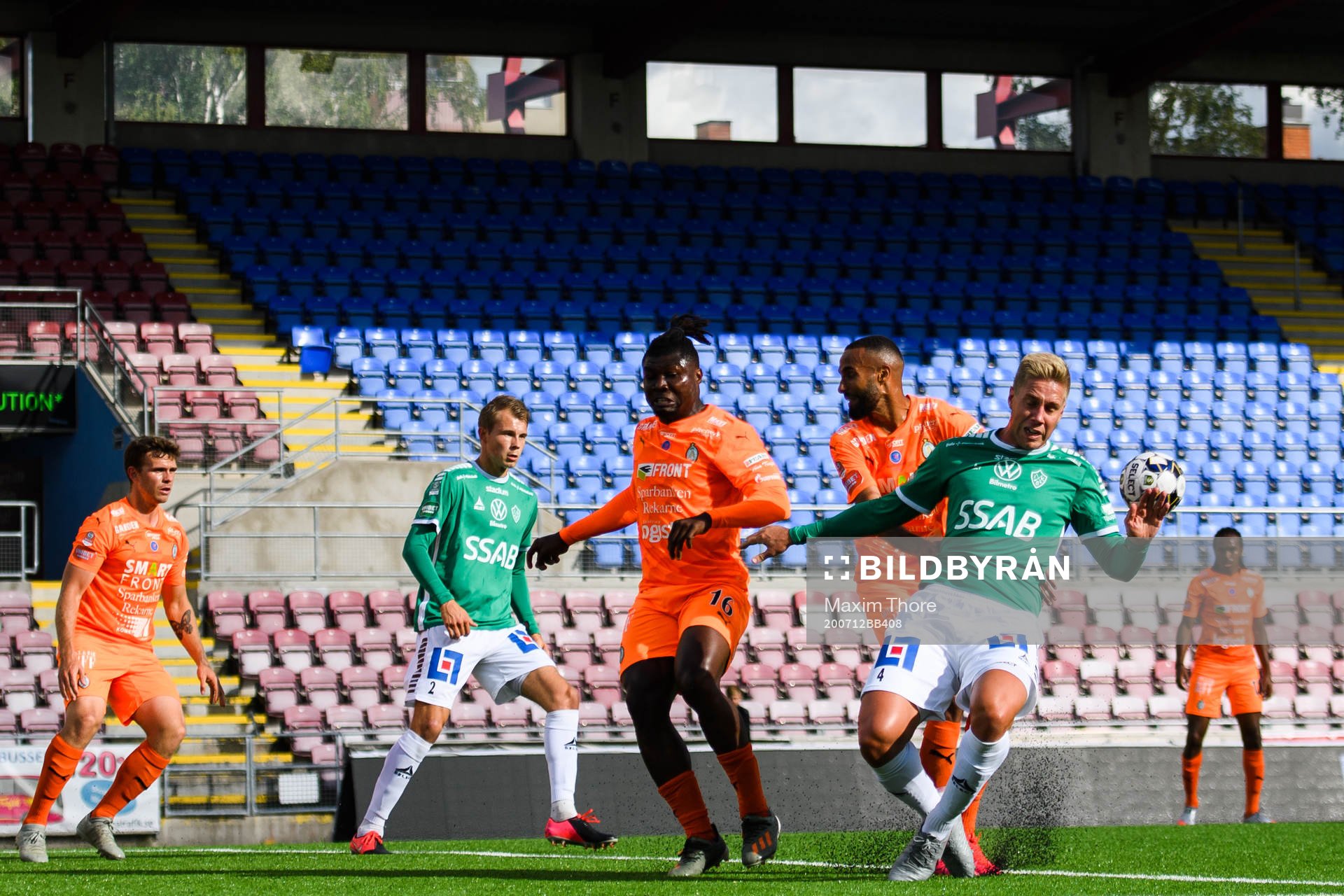 Brages Mattias Liljestrand och AFC Eskilstunas Samuel