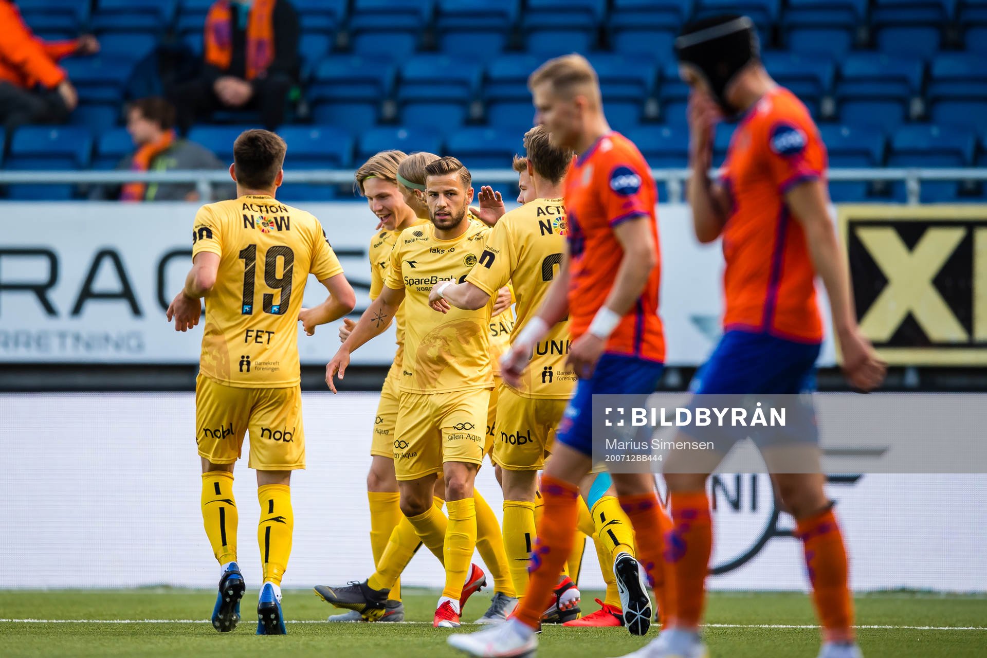 Philip Aksel Frigast Zinckernagel of Bodø/Glimt celebrates