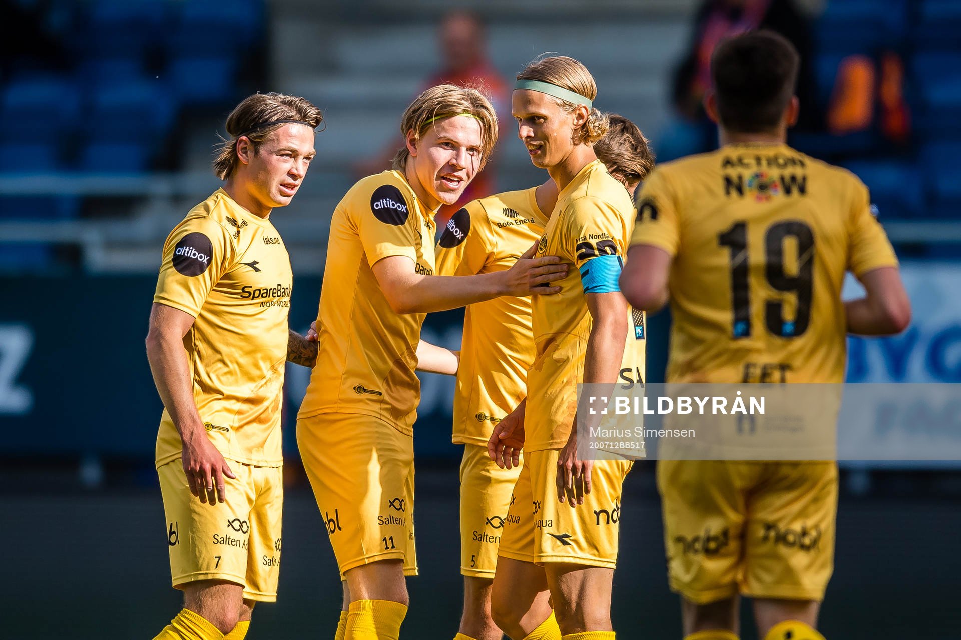 Jens Petter Hauge of Bodø/Glimt celebrates