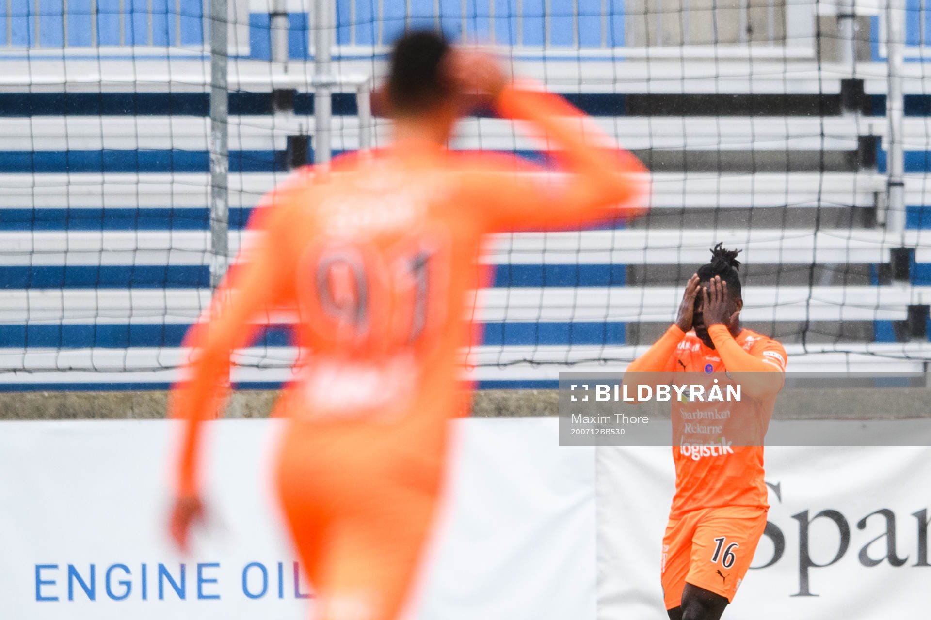 AFC Eskilstunas Samuel Nnamani deppar