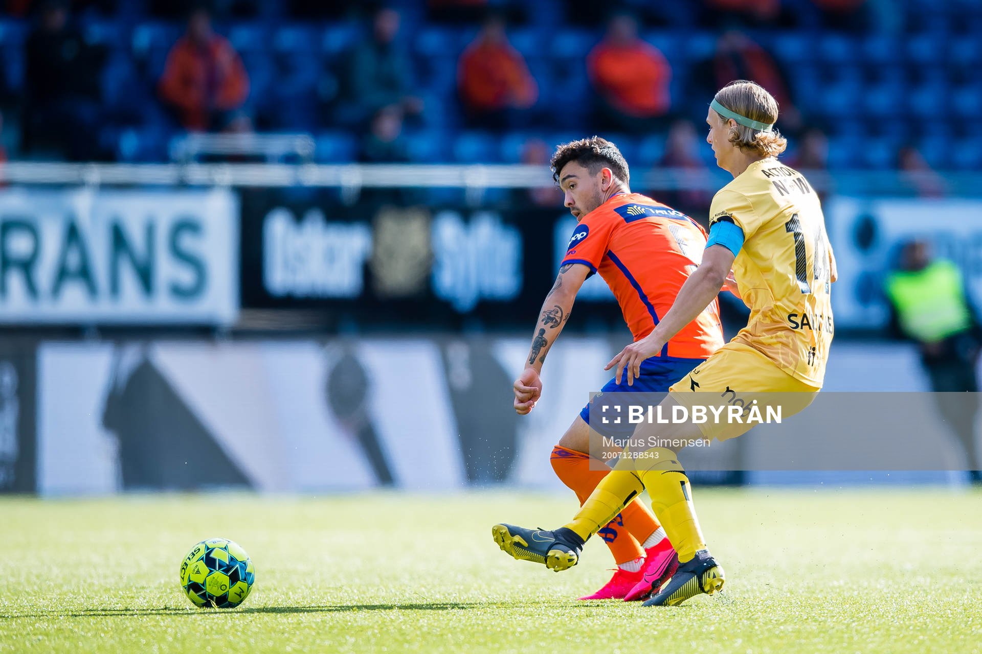 Niklas Fernando Nygaard Castro of Aalesund and Ulrik