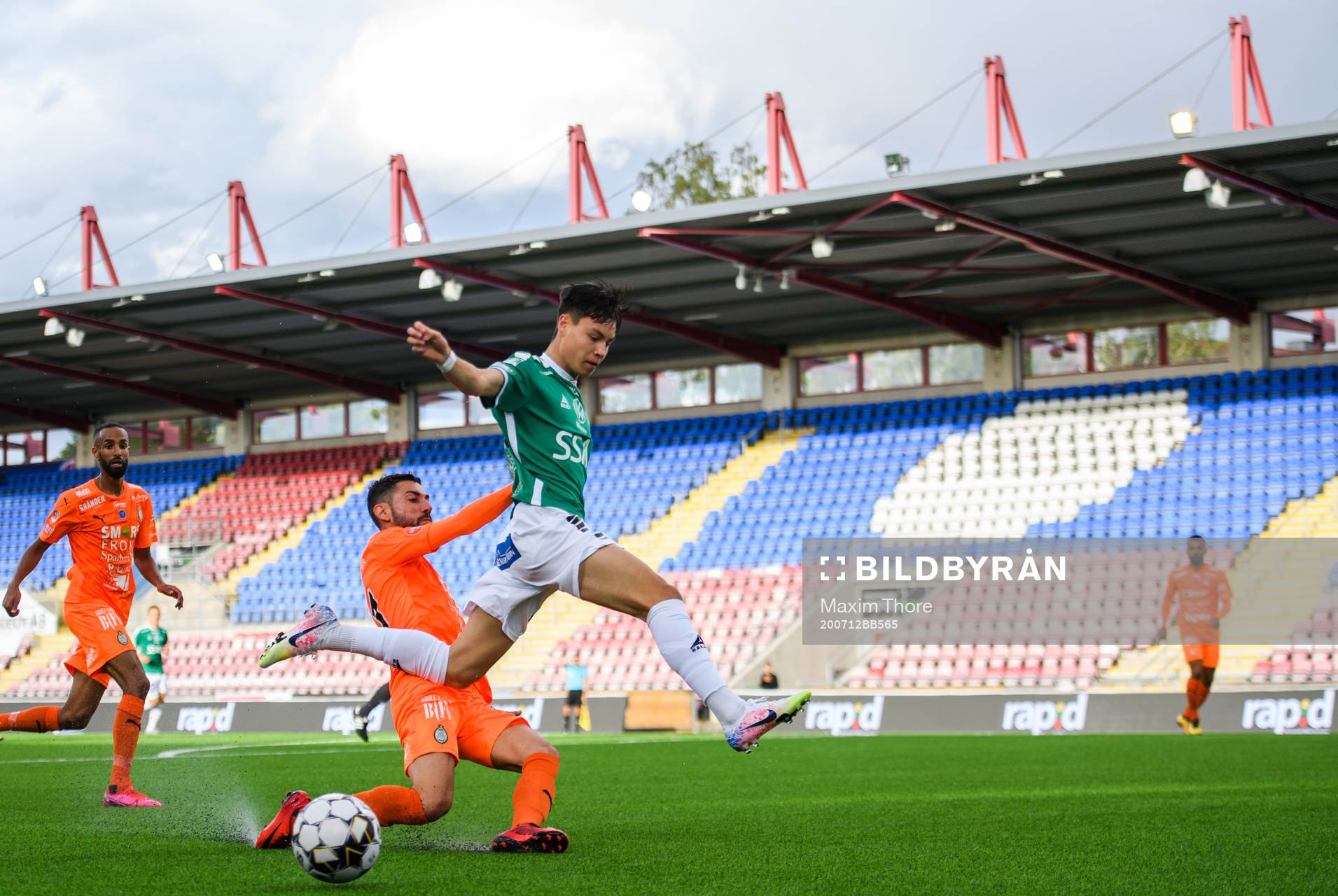 AFC Eskilstunas Gabriel Somi och Brages Noa Williams