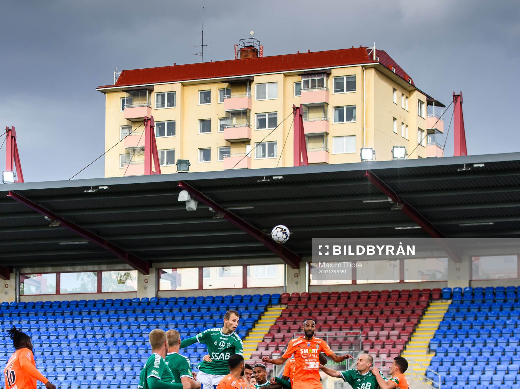 Brages Alexander Zetterström och AFC Eskilstunas Ferid Ali