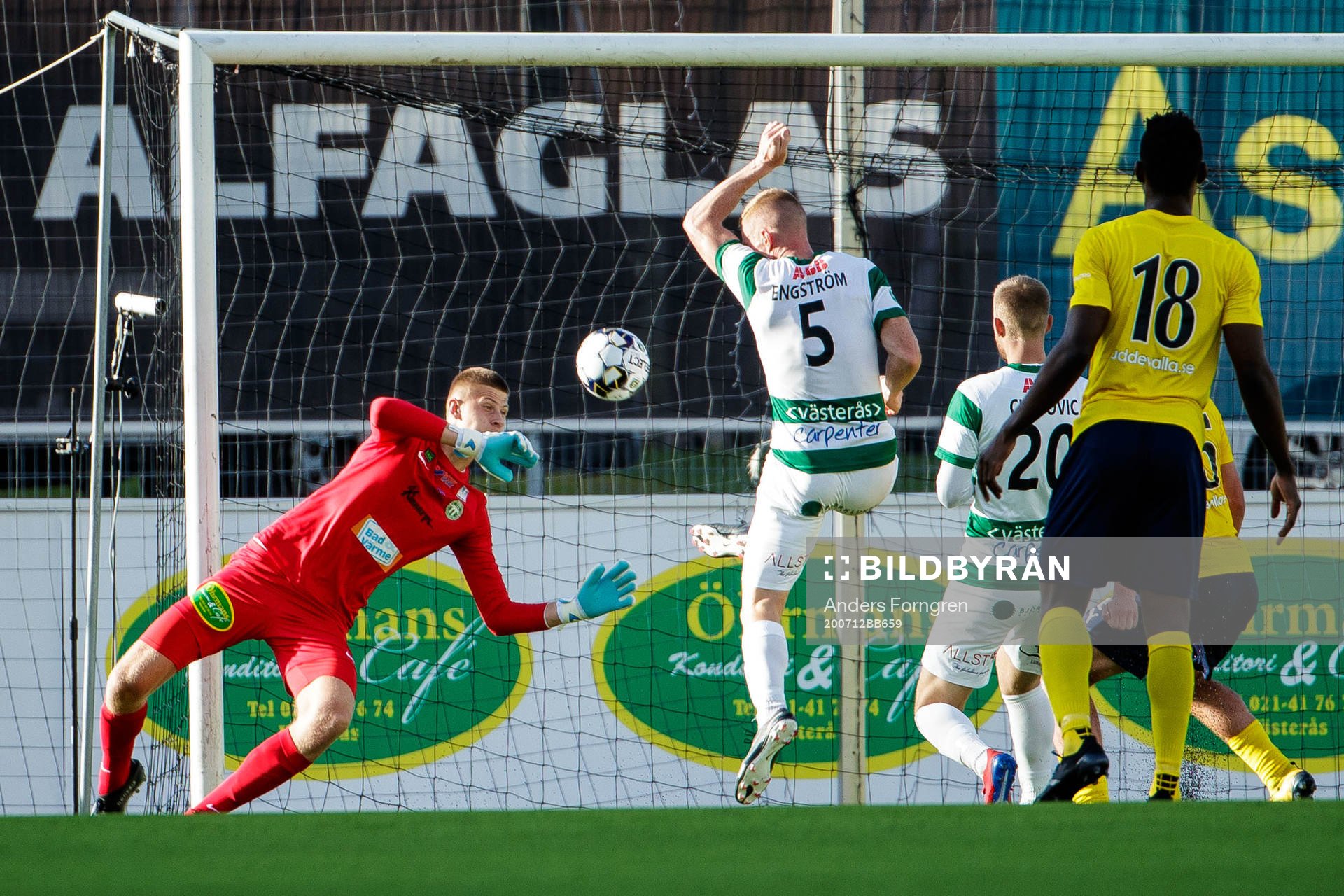 Västerås målvakt Sebastian Selin