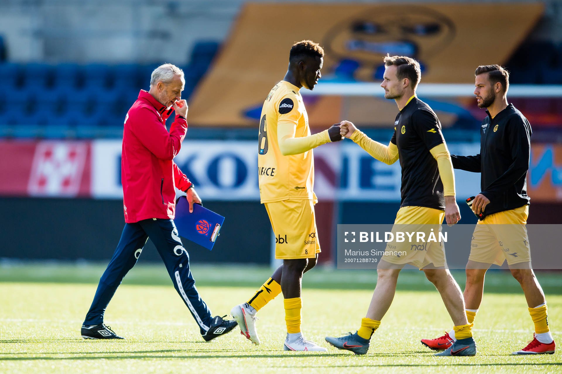 Lars Bohinen, head coach of Aalesund, looks dejected