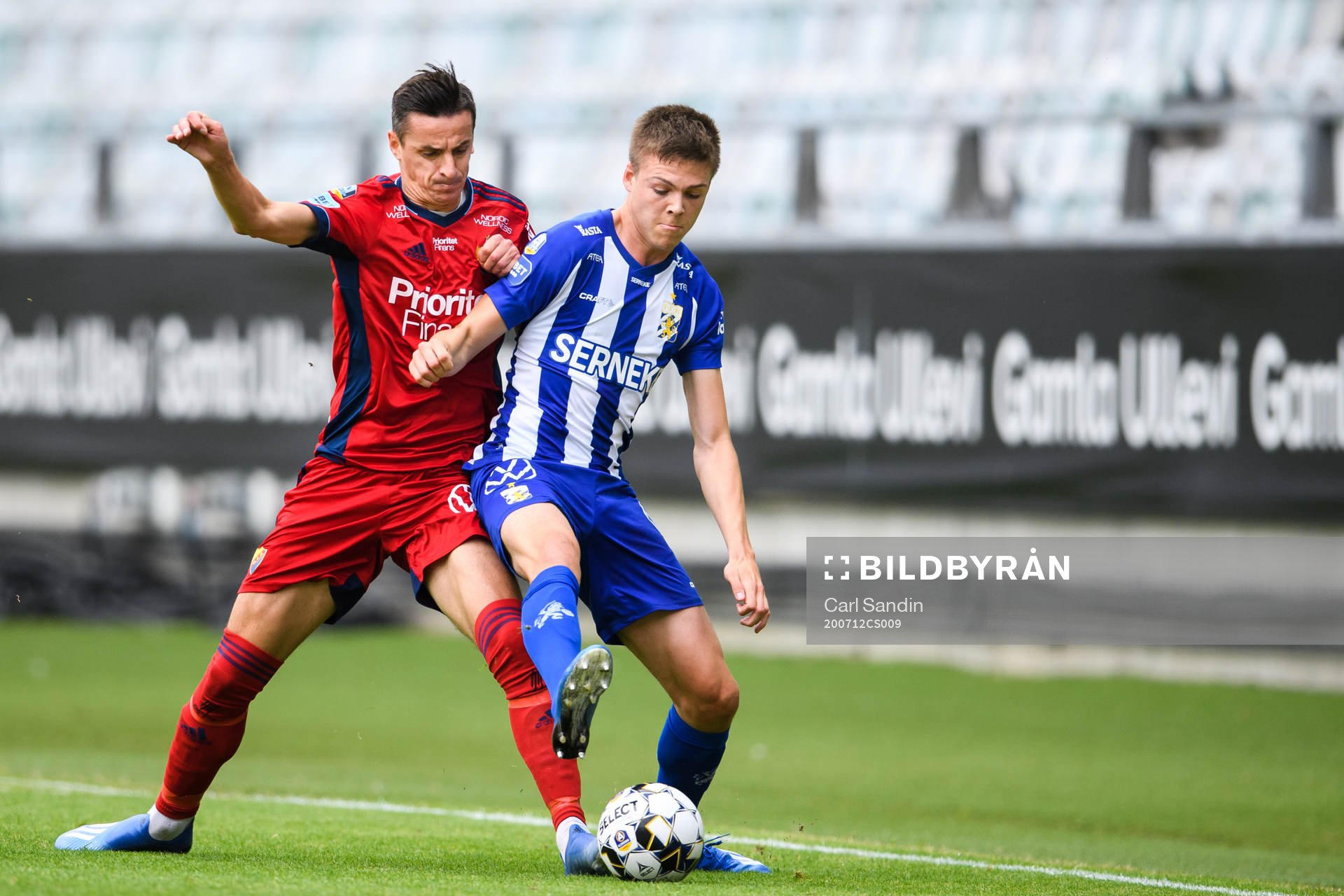 Djurgårdens Haris Radetinac och IFK Göteborgs Emil Holm