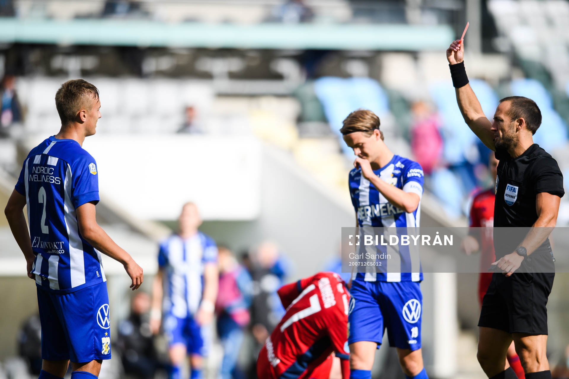 IFK Göteborgs Jesper Tolinsson får rött kort