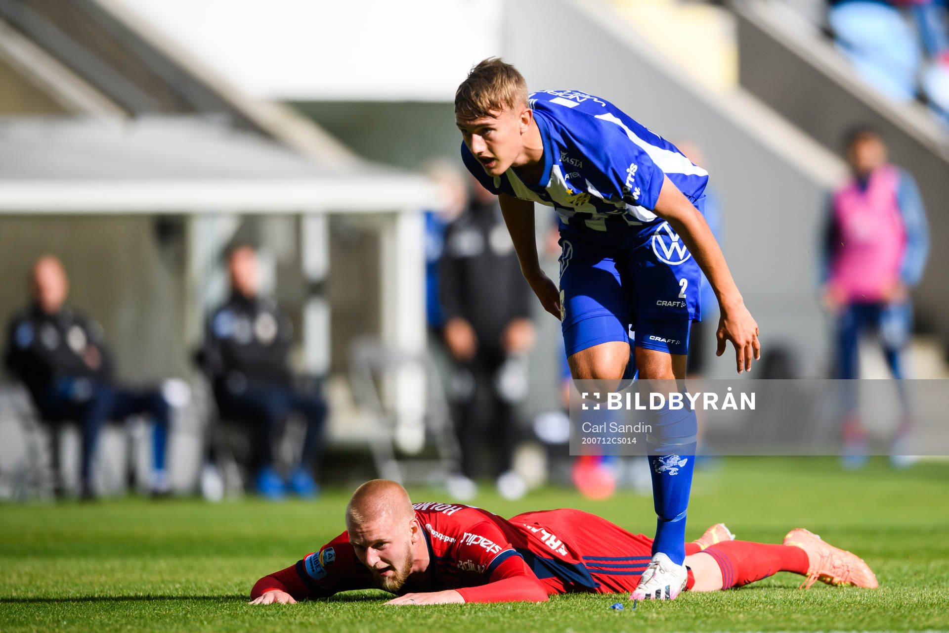 IFK Göteborgs Jesper Tolinsson får rött kort