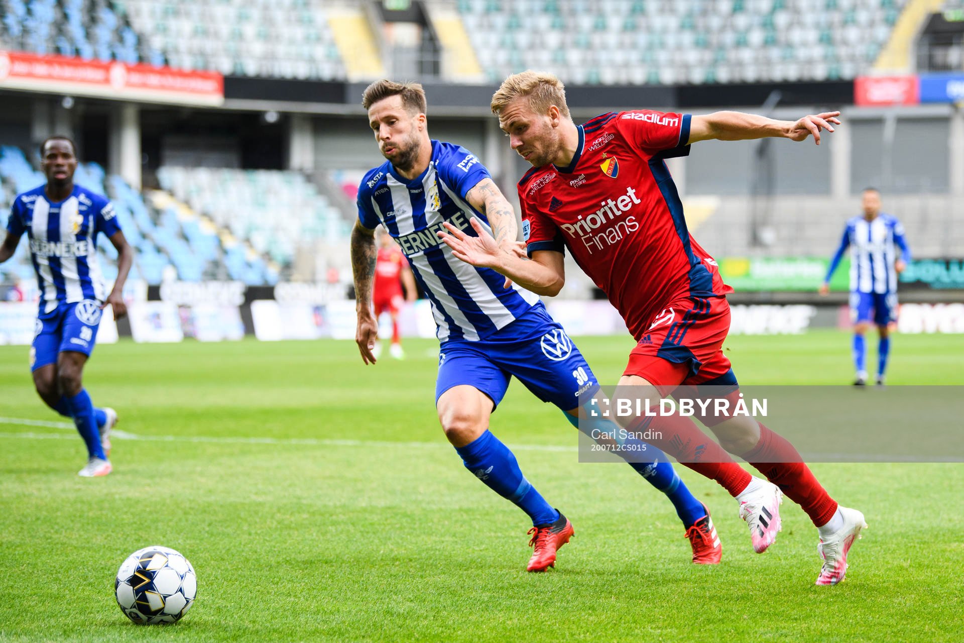 IFK Göteborgs Mattias Bjärsmyr och Djurgårdens Jonathan