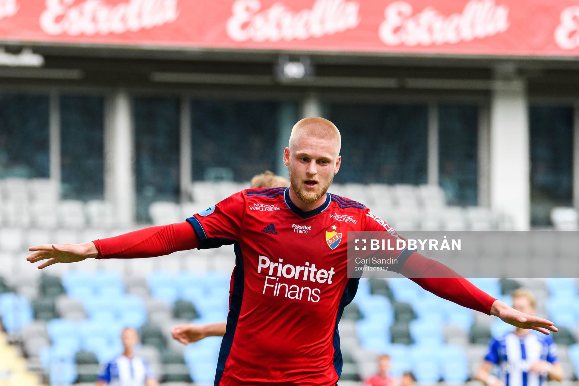 Djurgårdens Kalle Holmberg jublar
