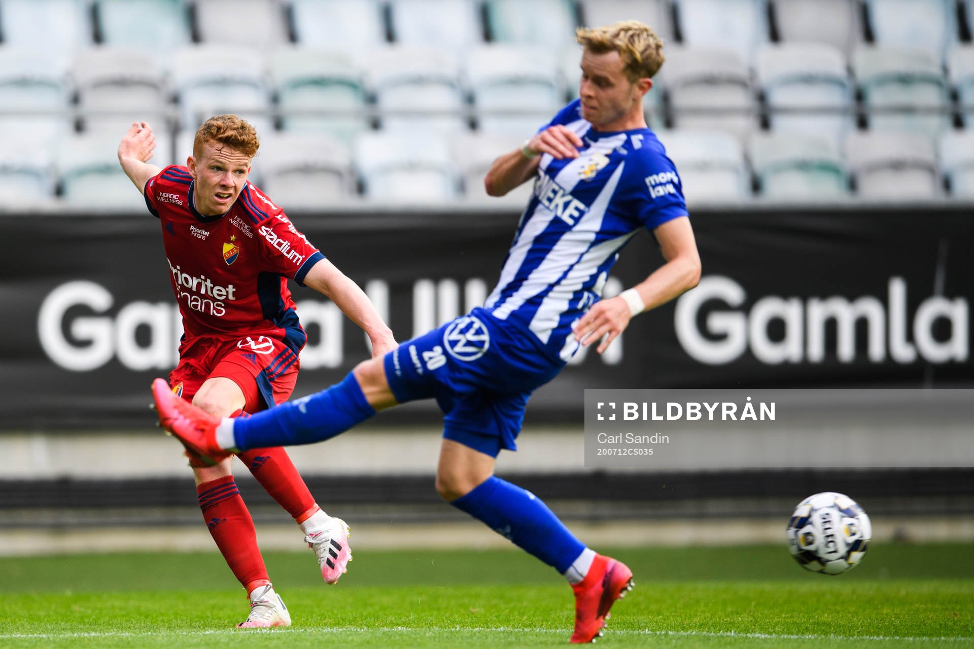 Djurgårdens Aslak Witry och IFK Göteborgs Victor