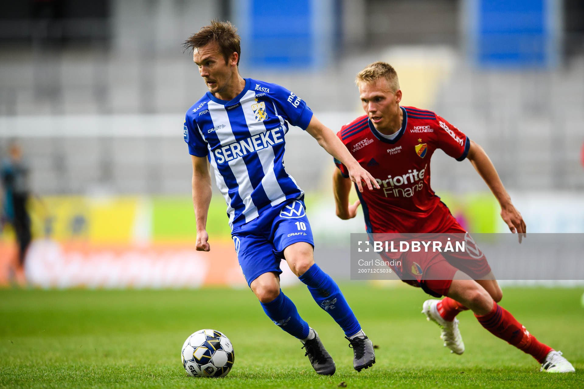 IFK Göteborgs Patrik Karlsson Lagemyr och Djurgårdens
