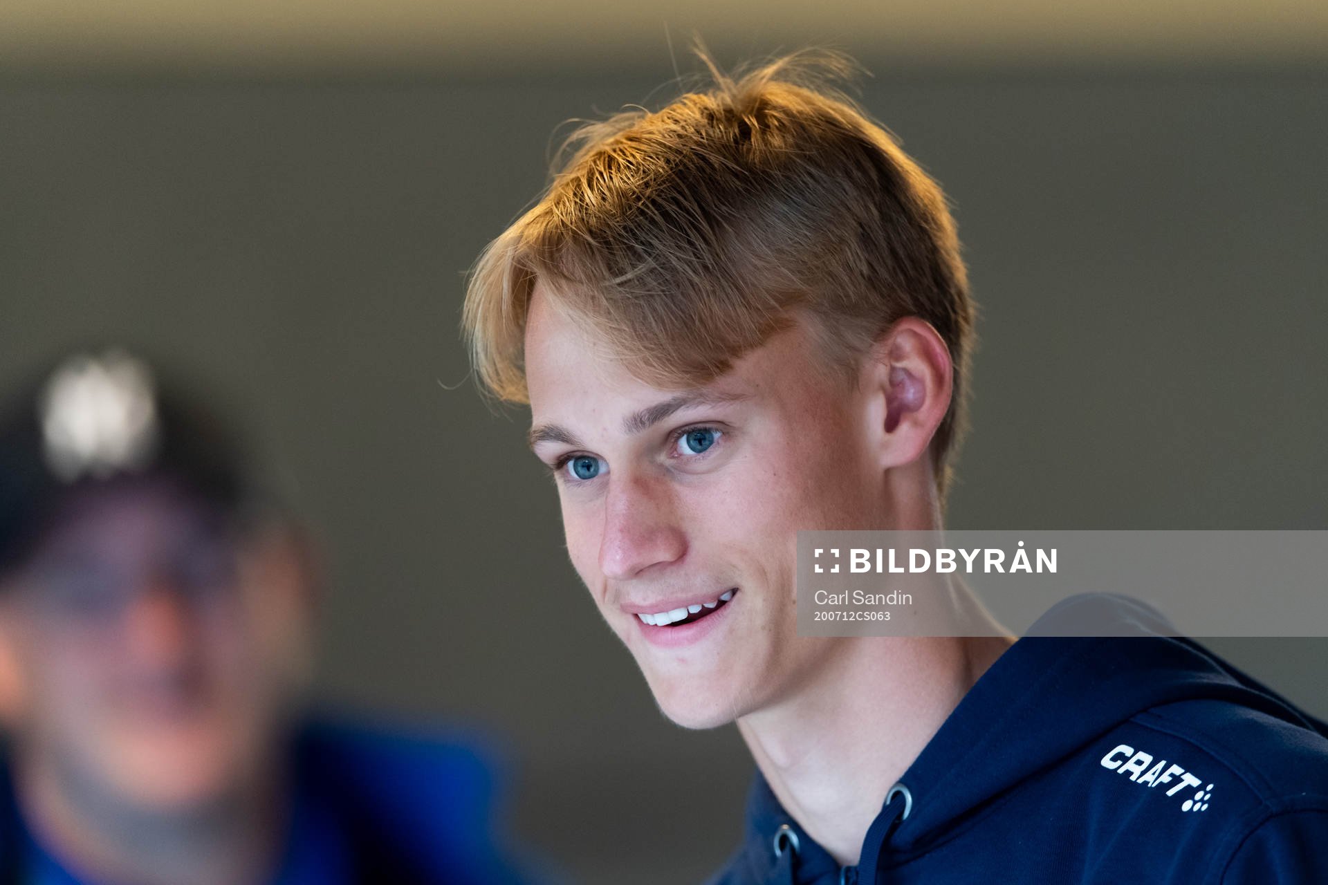 IFK Göteborgs Oscar Vilhelmsson blir intervjuad