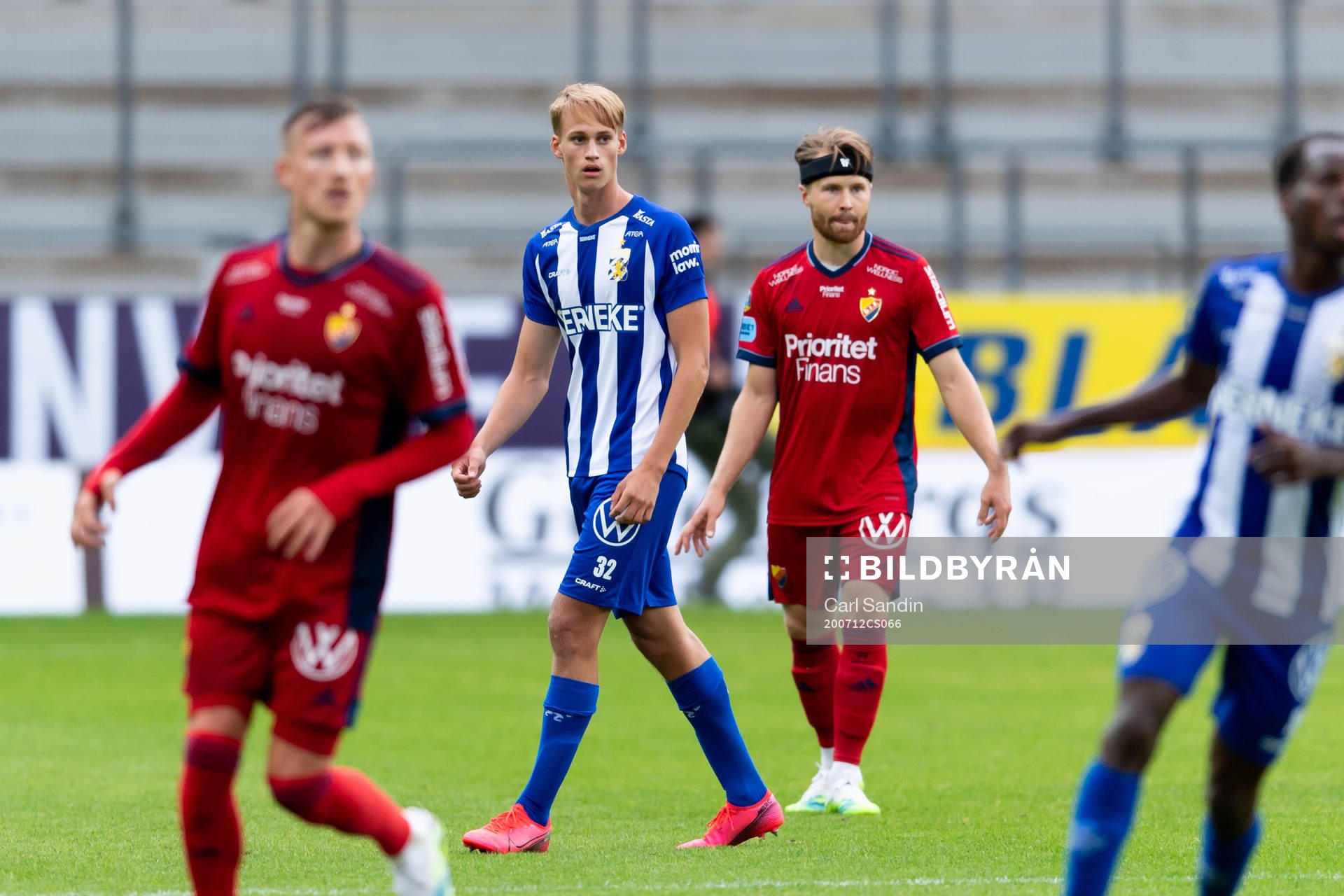 IFK Göteborgs Oscar Vilhelmsson och Djurgårdens Jacob Une