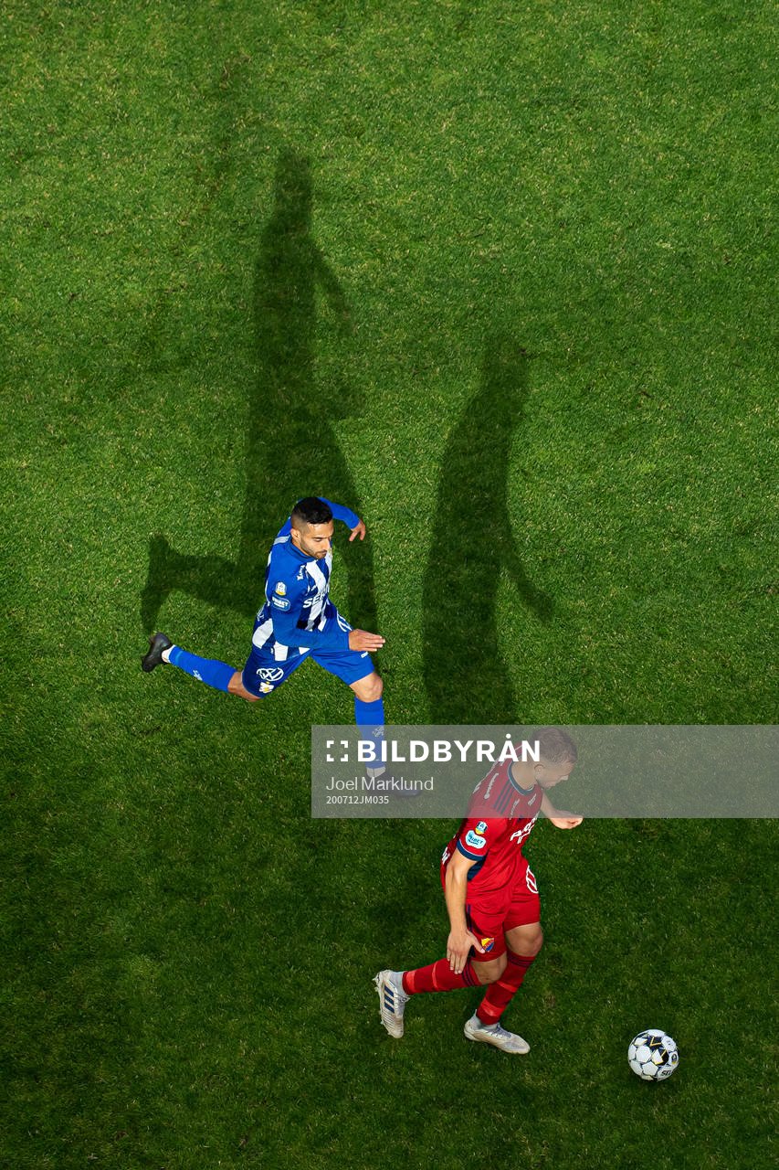 IFK Göteborgs Sargon Abraham och Djurgårdens Jesper