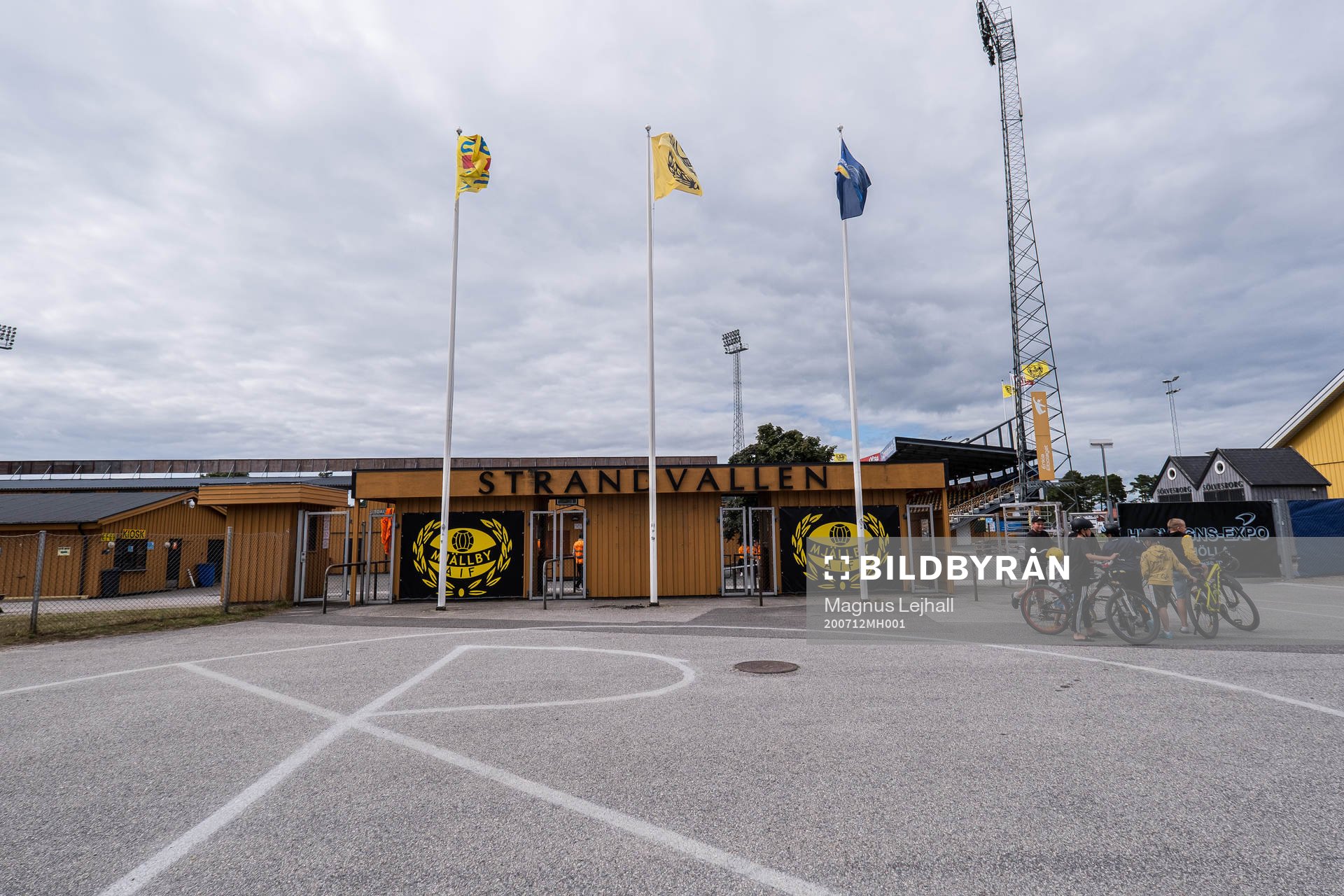 Entrén till Strandvallen