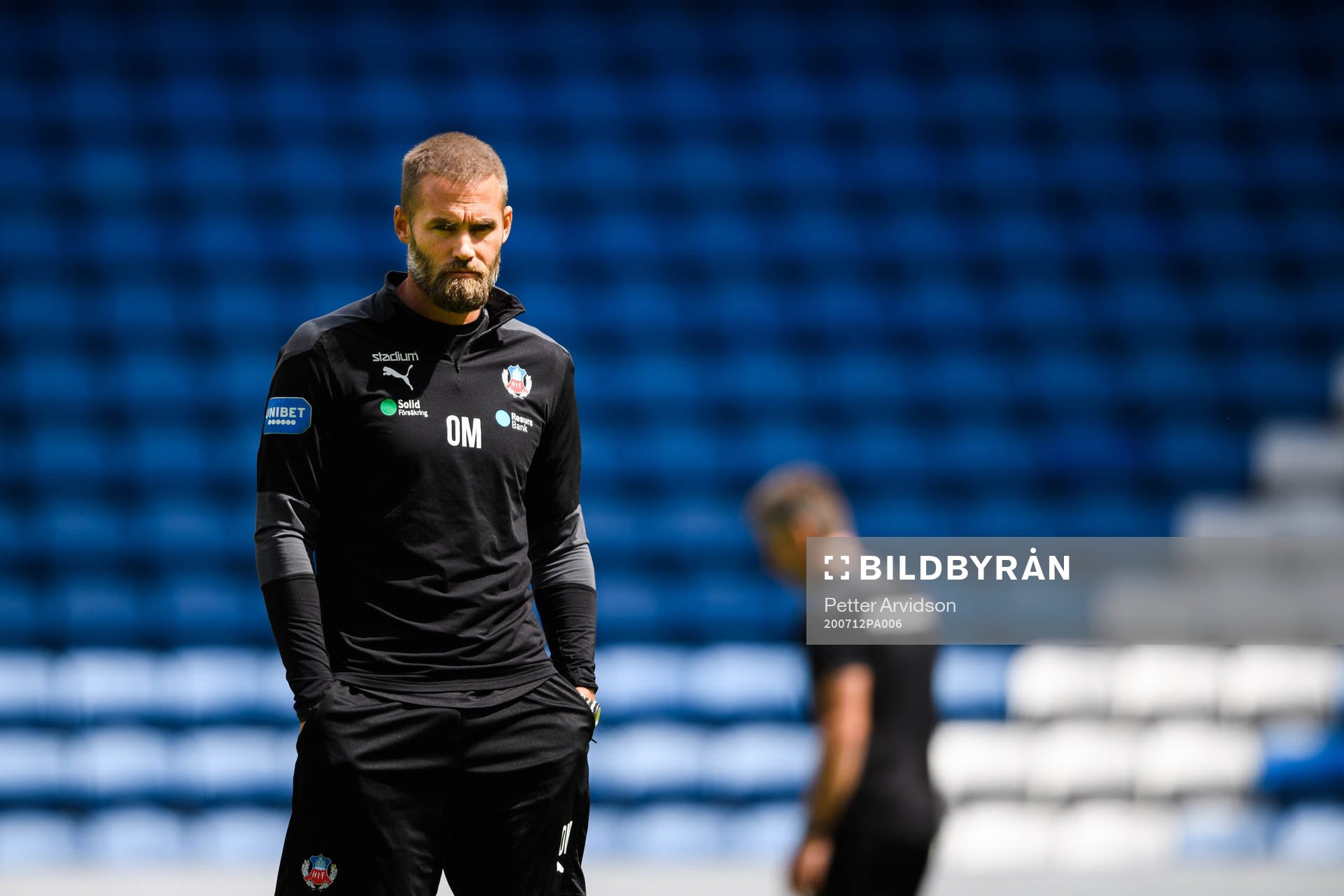 Helsingborgs tränare Olof Mellberg