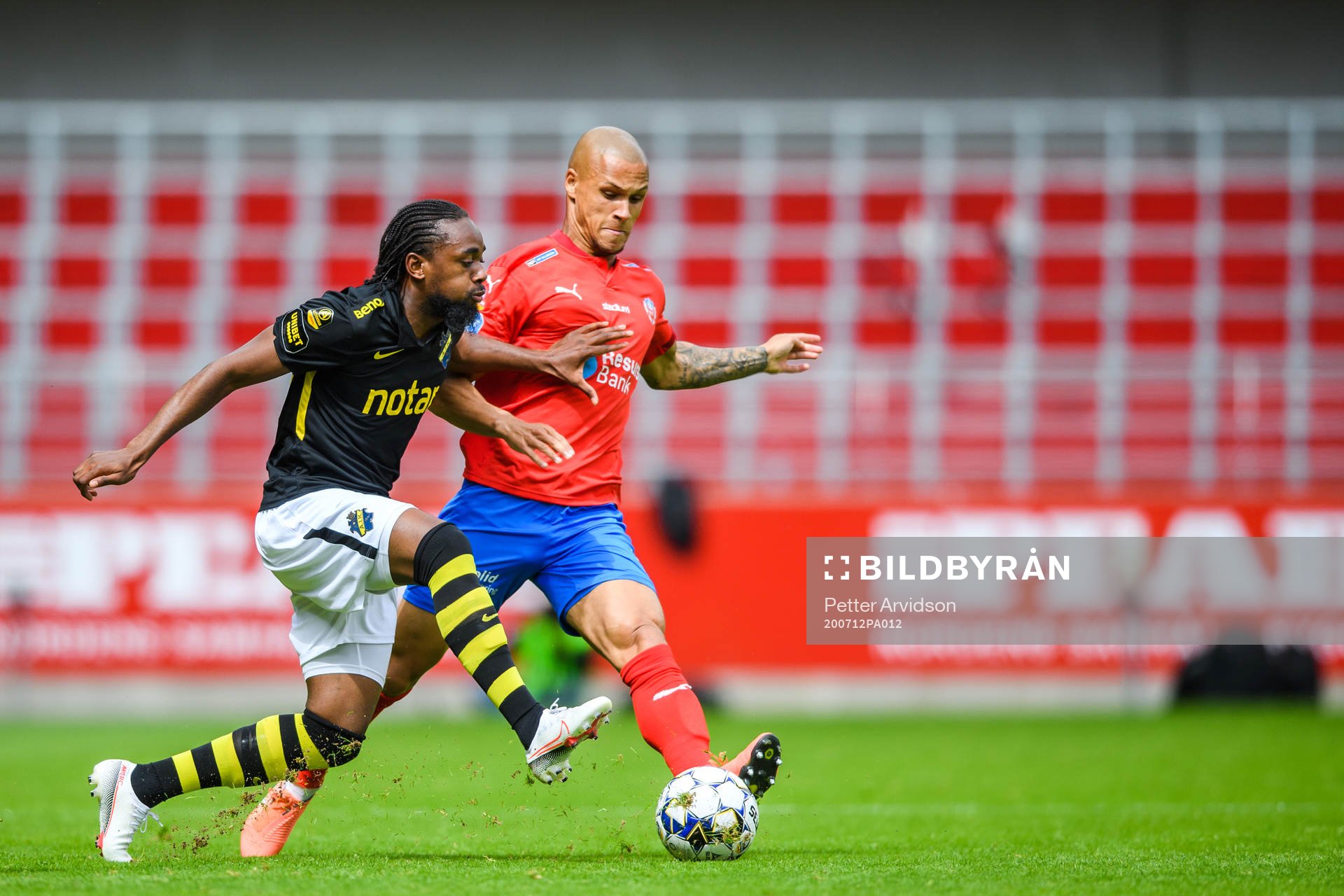 s Heradi Rashidi och Helsingborgs Anthony van