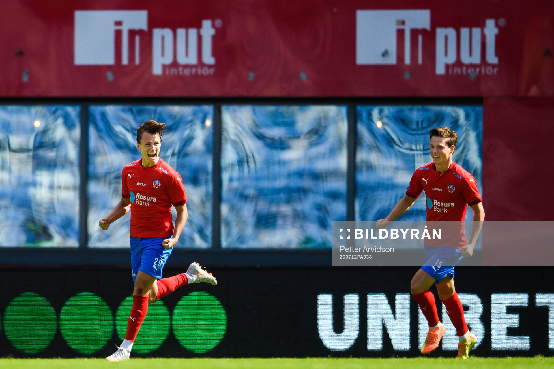 Helsingborgs Alex Timossi Andersson jublar