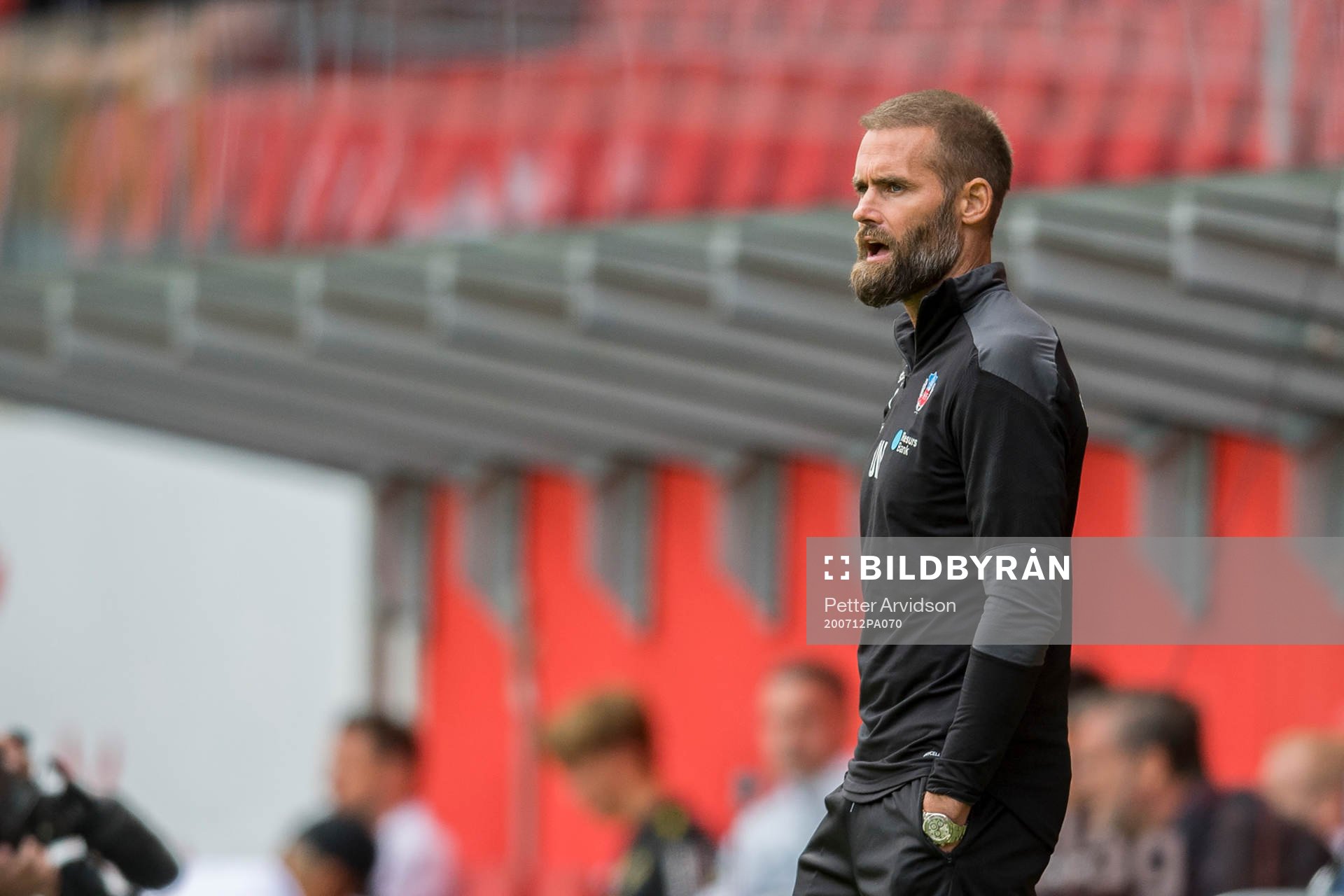 Helsingborgs tränare Olof Mellberg