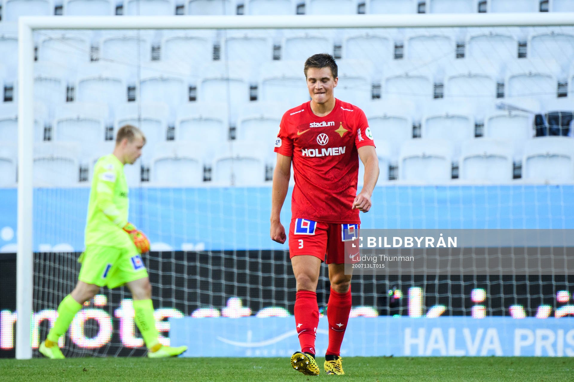 IFK Norrköpings Rasmus Stensbæk Lauritsen deppar