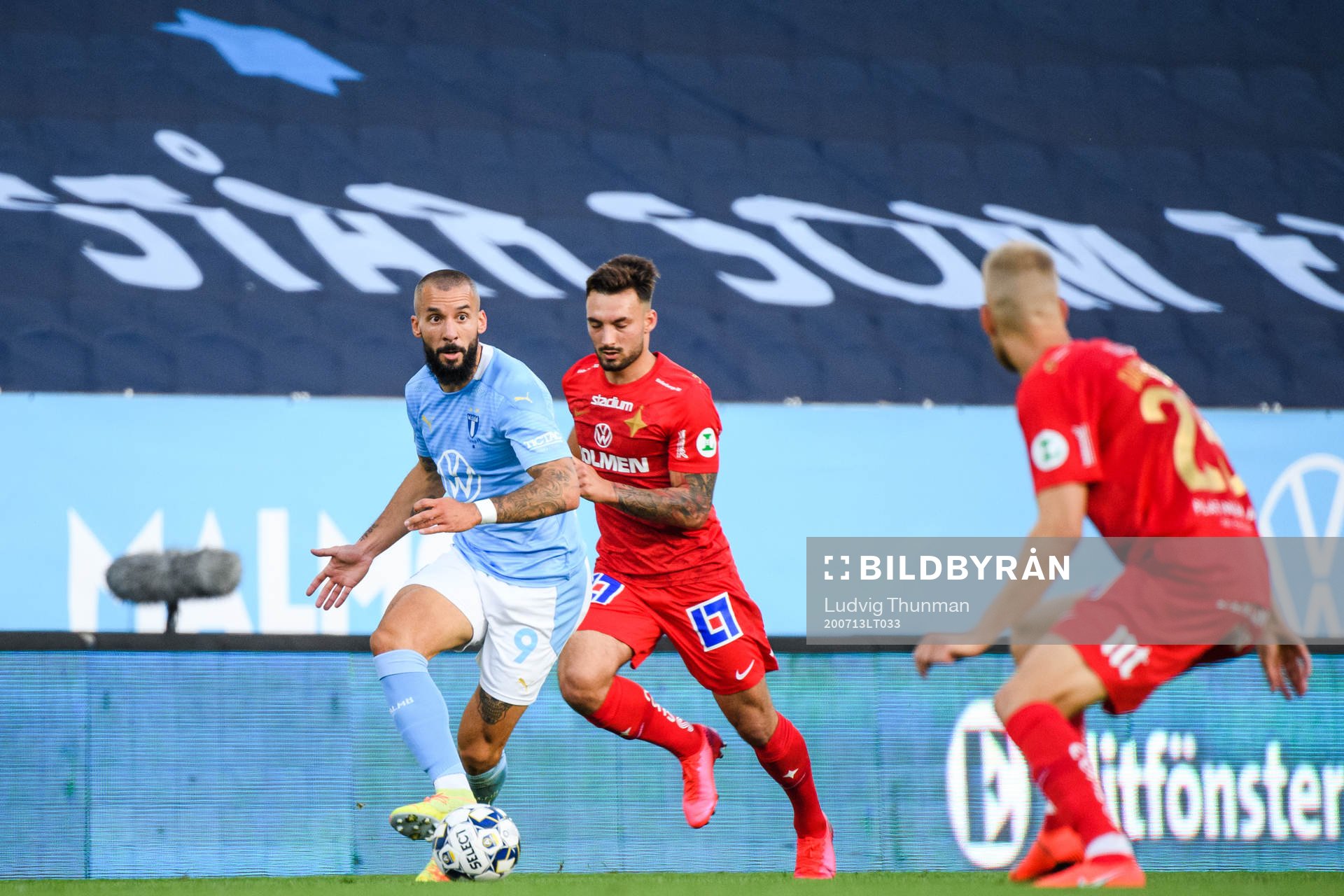 Malmö FFs Guillermo Molins och IFK Norrköpings Sead