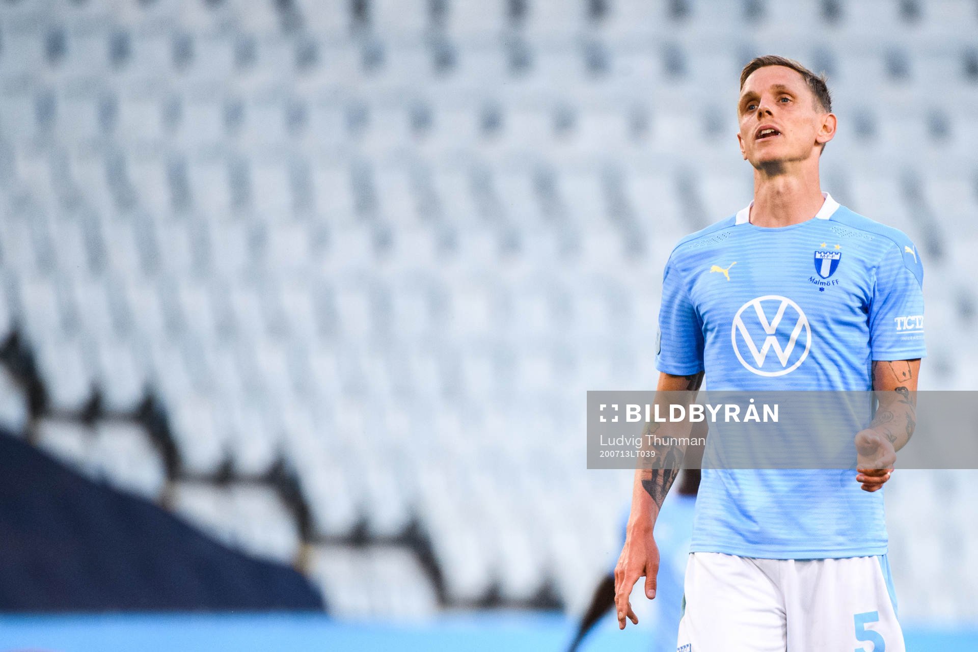 Malmö FFs Sören Rieks deppar