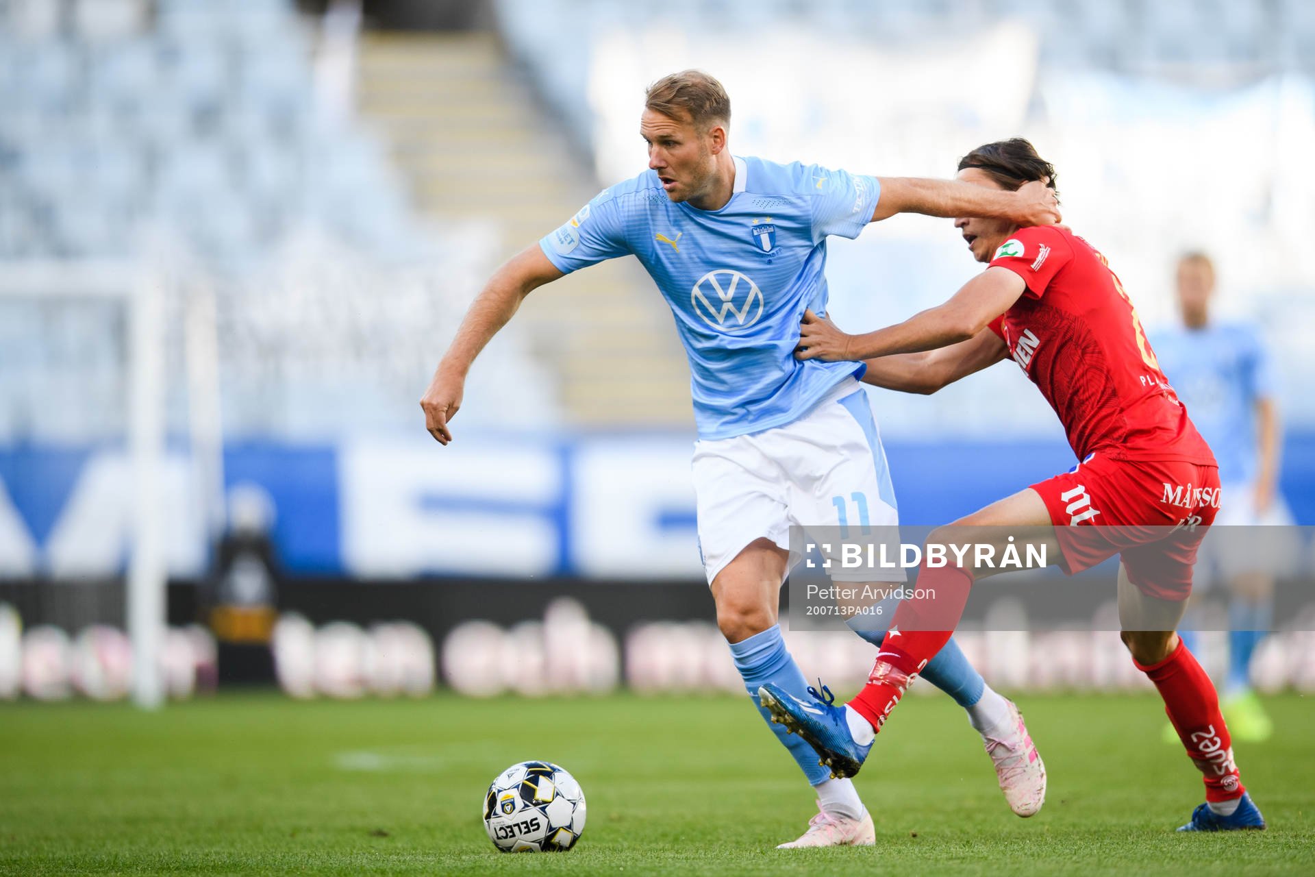 Malmö FFs Ola Toivonen och IFK Norrköpings Simon Thern