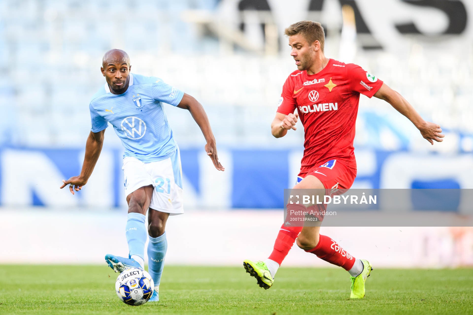 Malmö FFs Fouad Bachirou och Christoffer Nyman
