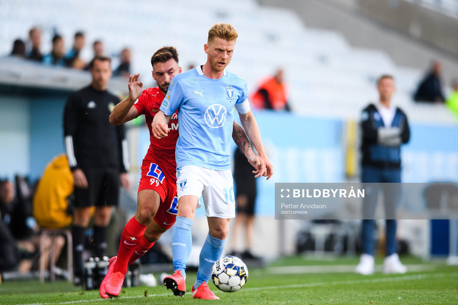 Malmö FFs Anders Christiansen och IFK Norrköpings Sead