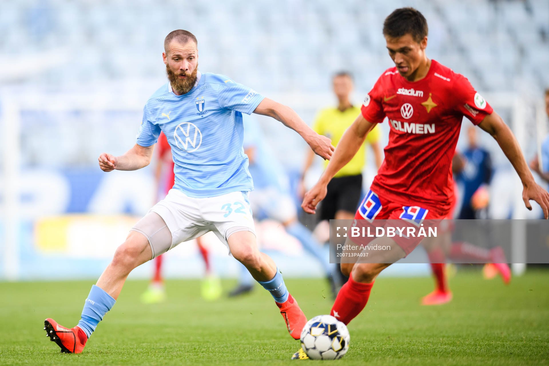 Malmö FFs Jo Inge Berget och IFK Norrköpings Rasmus