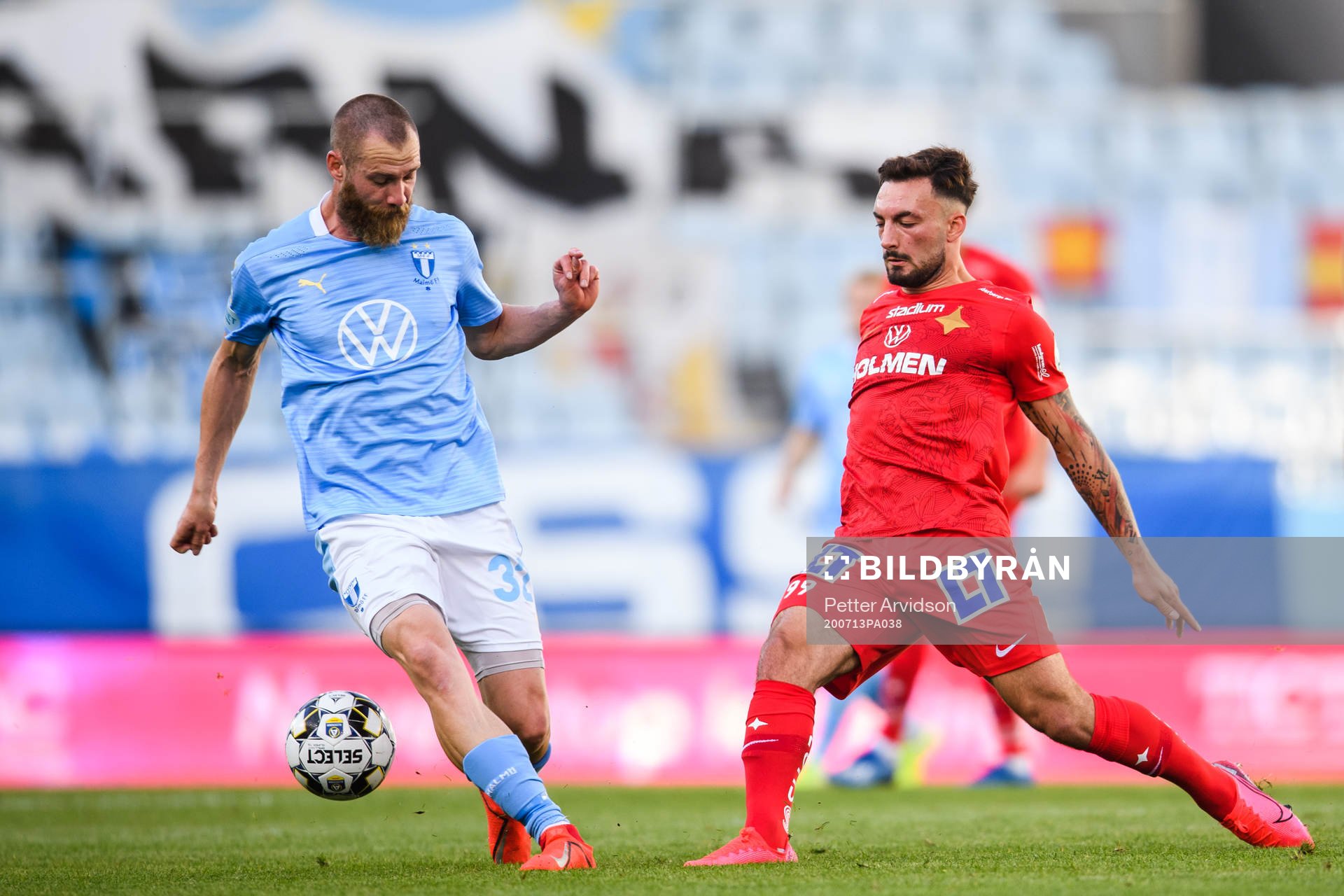 Malmö FFs Jo Inge Berget och IFK Norrköpings Sead