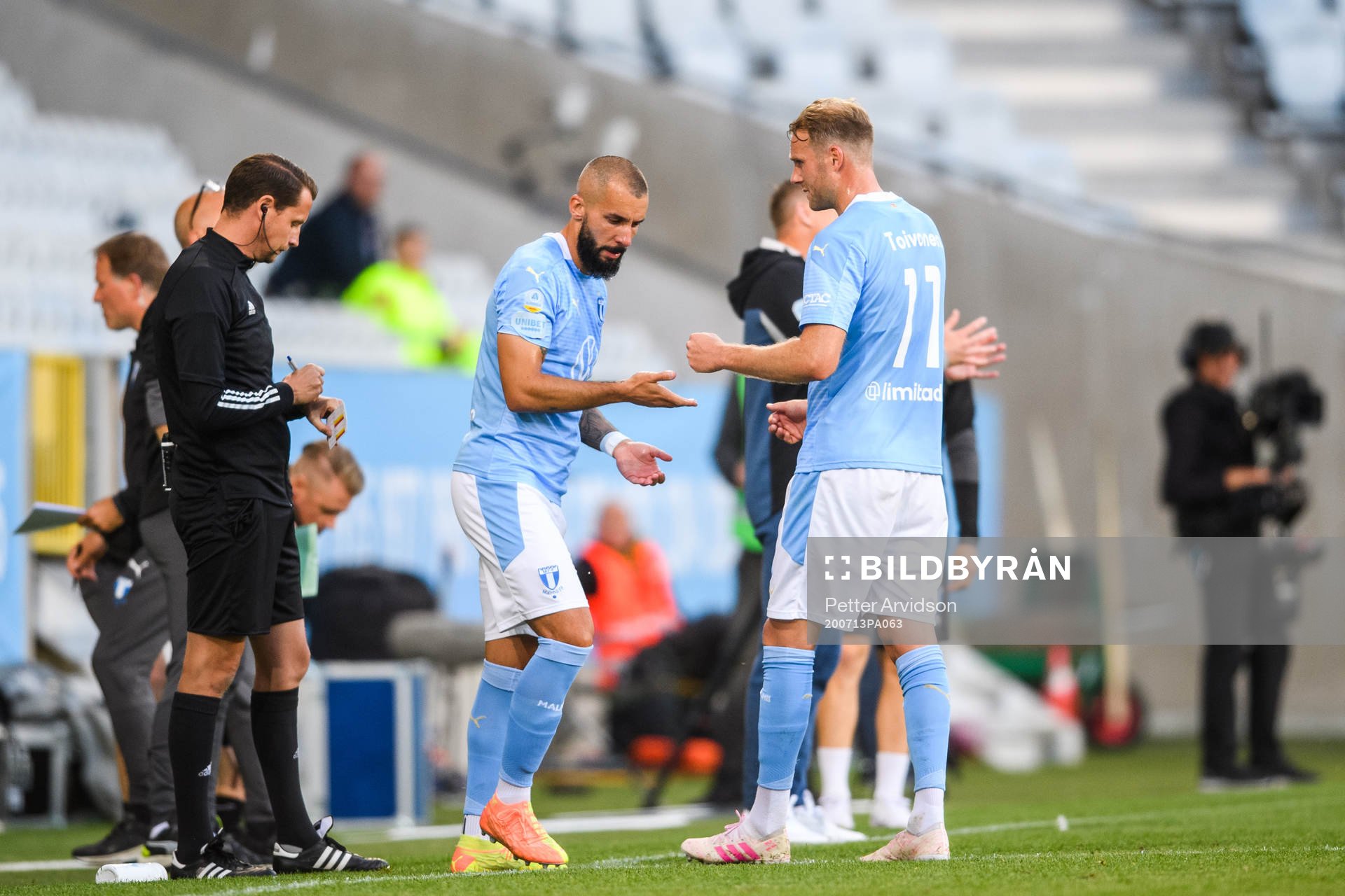 Malmö FFs Guillermo Molins byter med Ola Toivonen