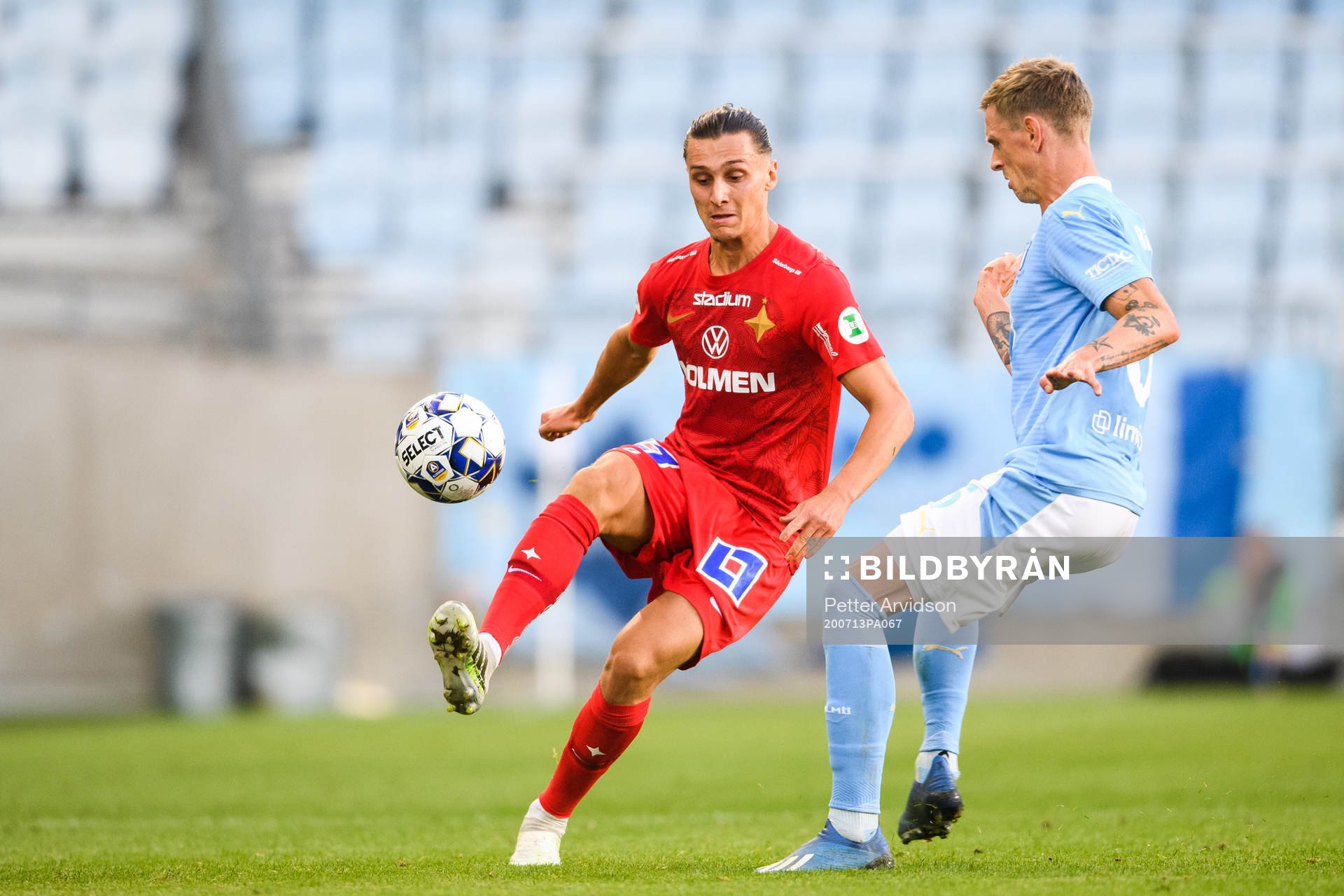 IFK Norrköpings Jonathan Levi och Malmö FFs Sören Rieks