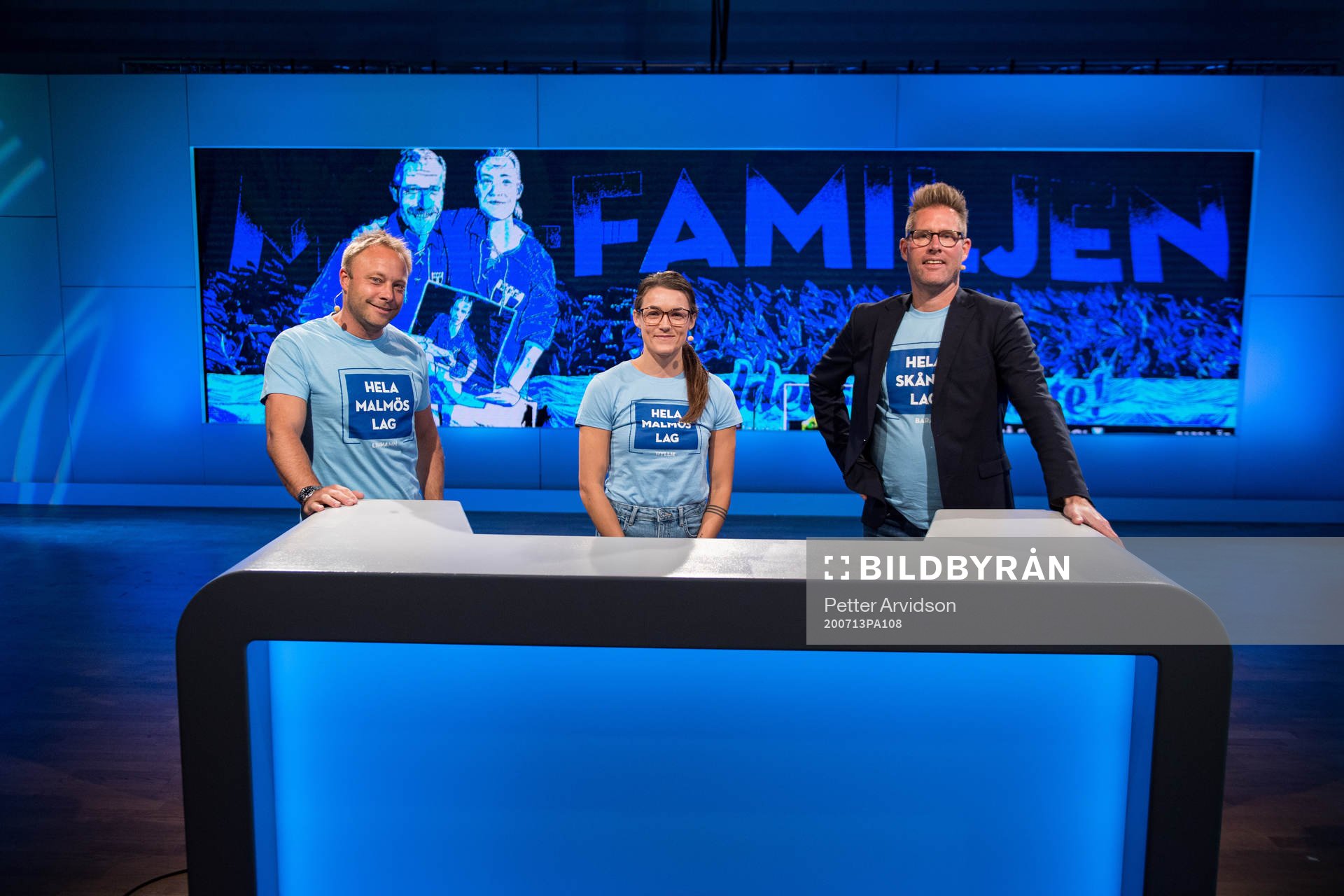 Anders Andersson, Saga Fredriksson och Magnus Svensson i