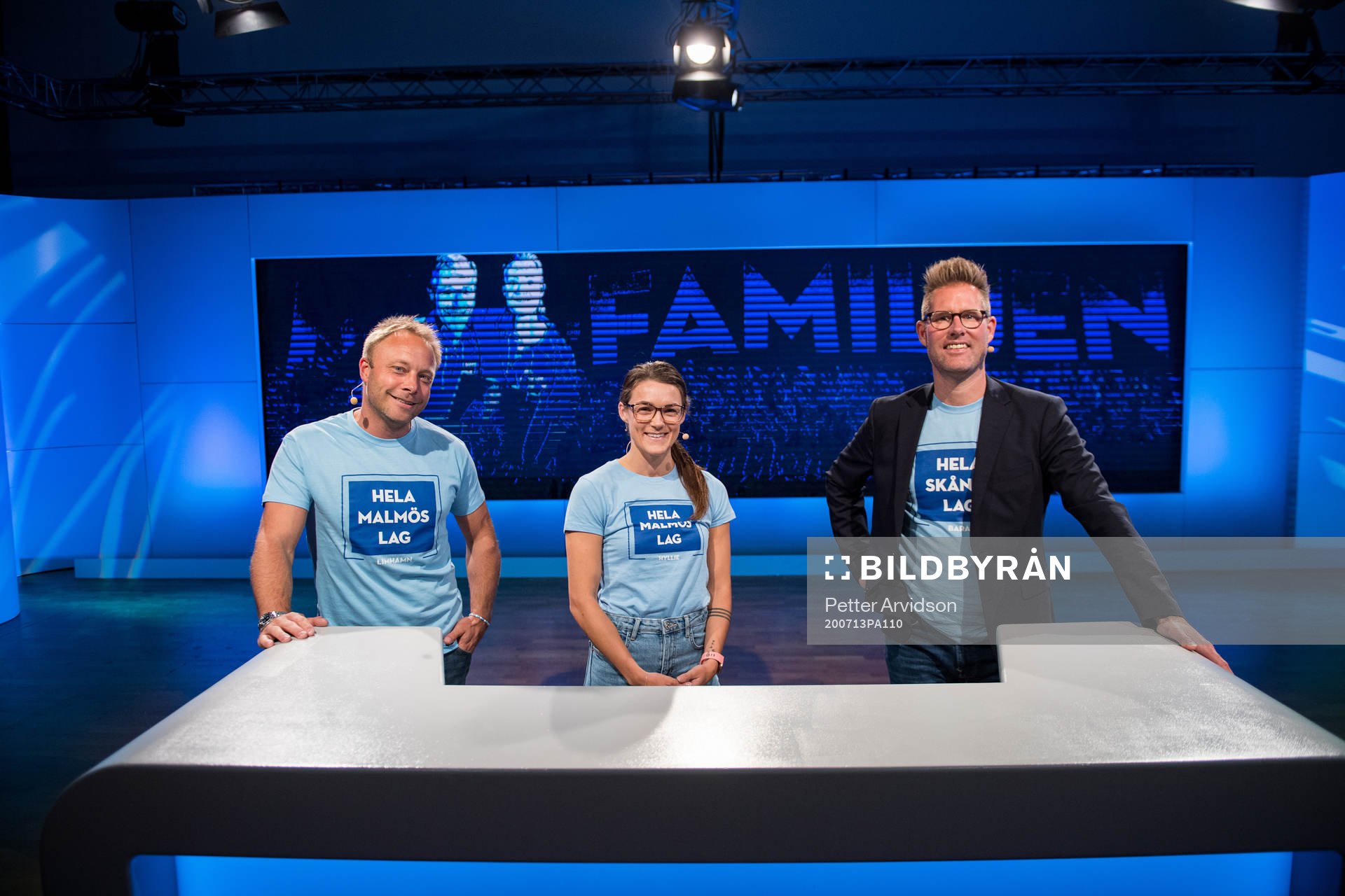 Anders Andersson, Saga Fredriksson och Magnus Svensson i
