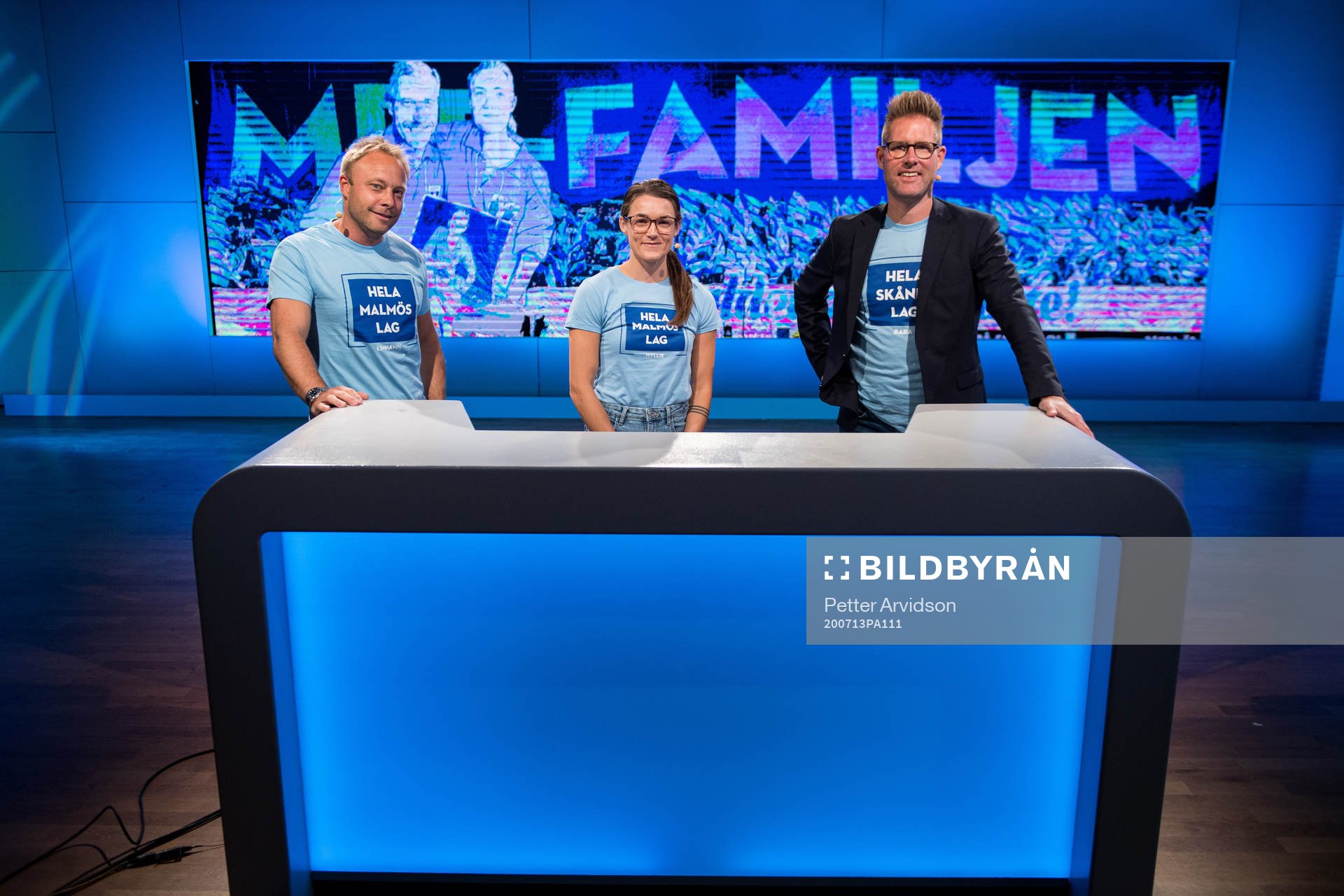 Anders Andersson, Saga Fredriksson och Magnus Svensson i