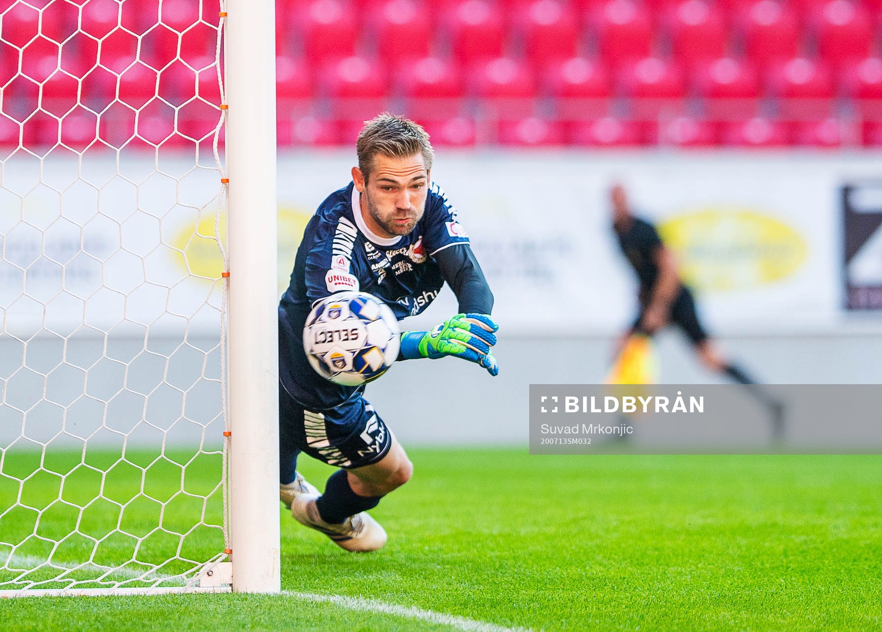 Kalmars målvakt Lucas Hägg-Johansson