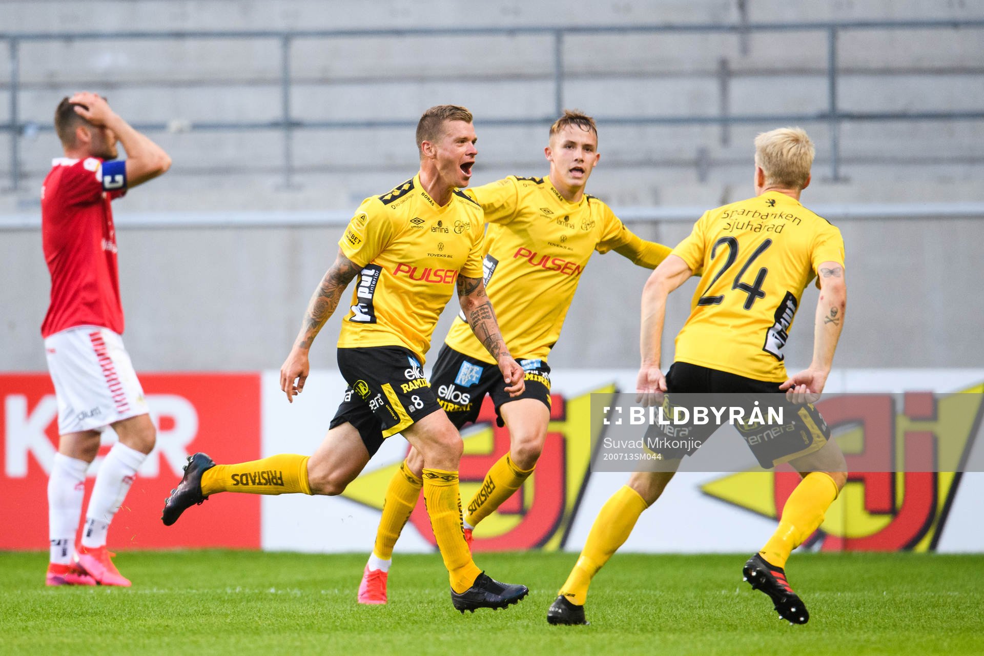 Elfsborgs Samuel Holmén jublar