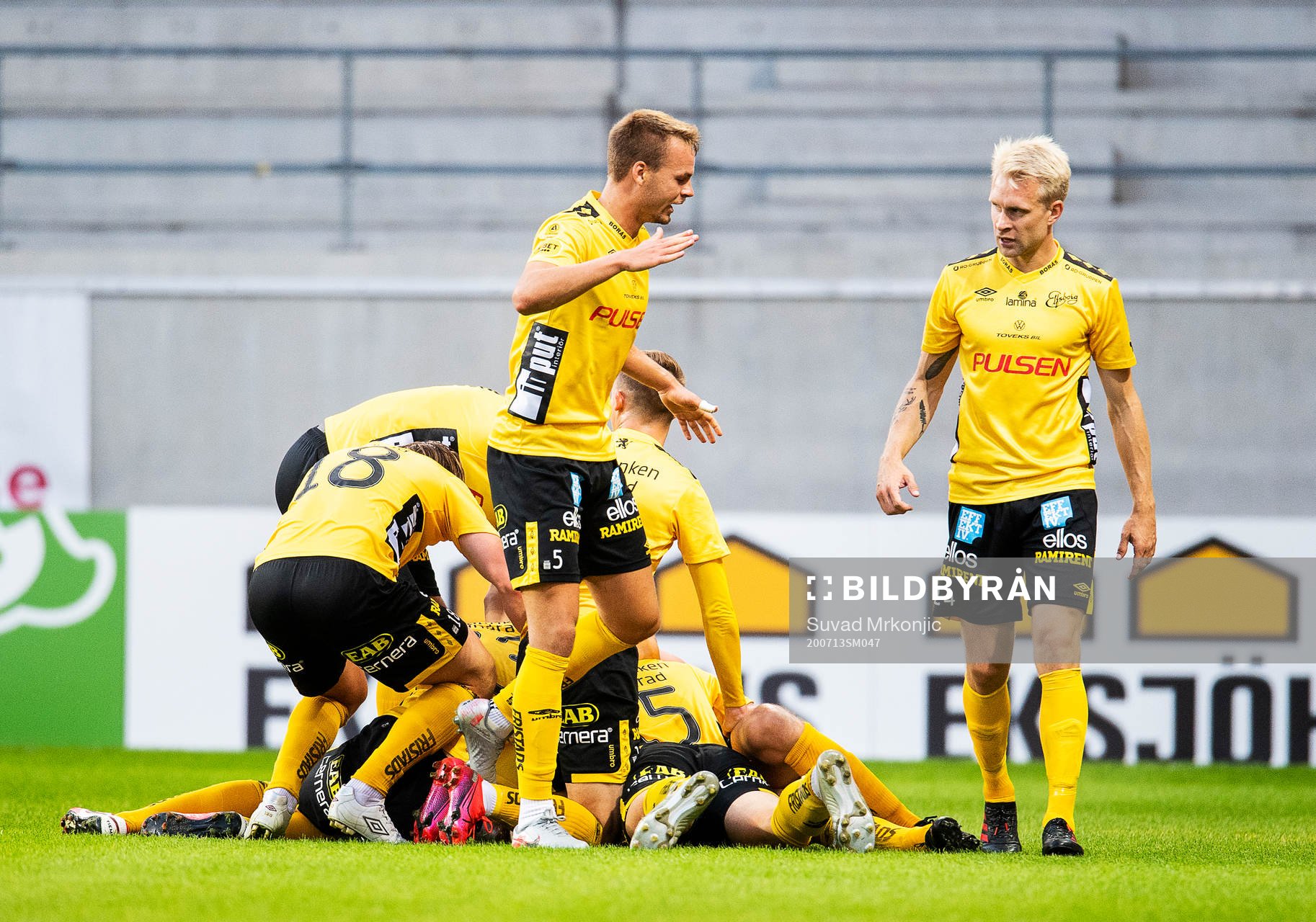 Elfsborgs spelare jublar