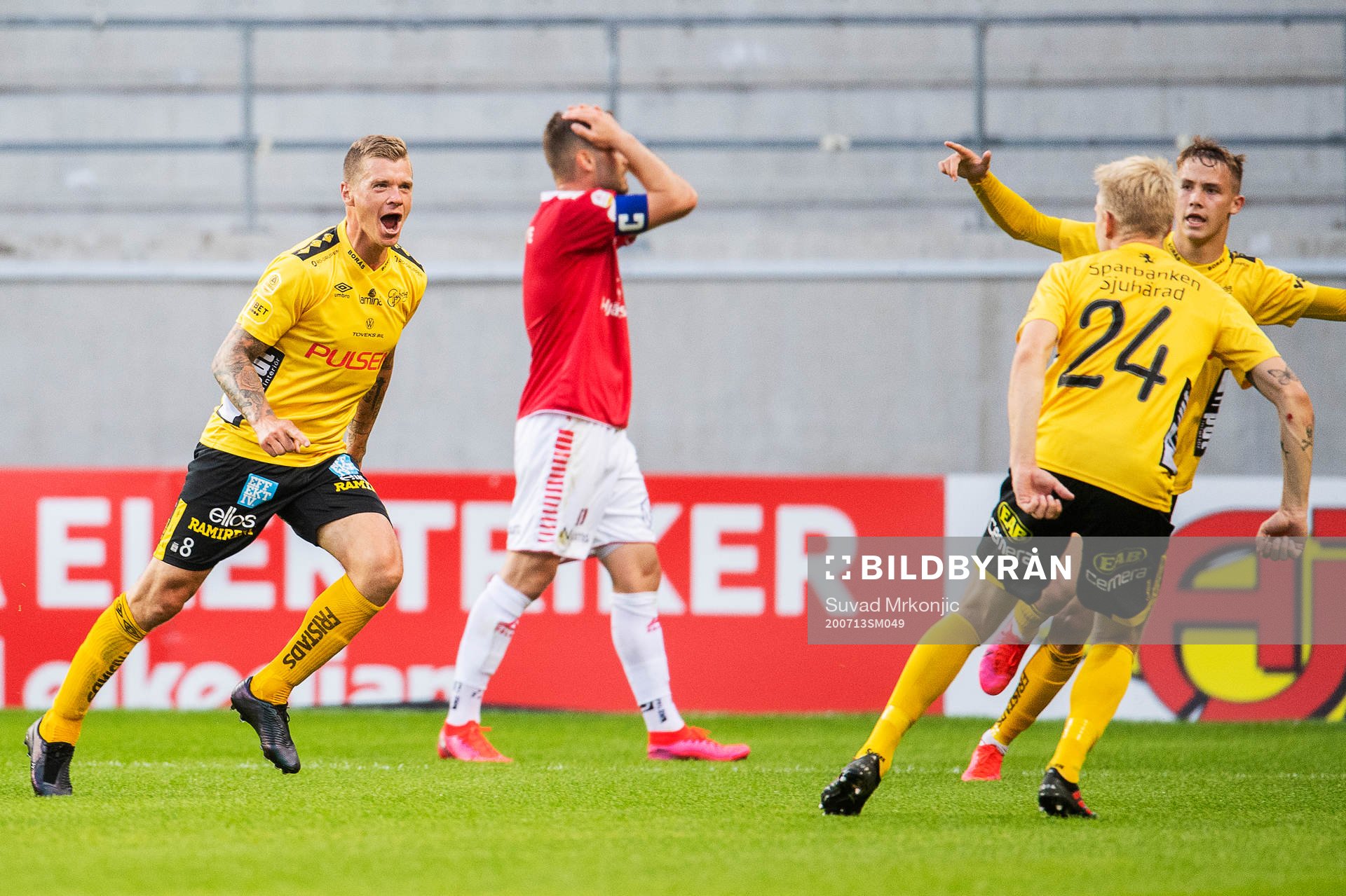 Elfsborgs Samuel Holmén jublar