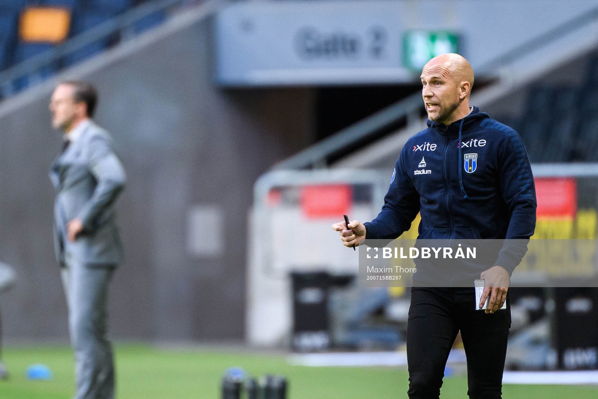 Sirius tränare Henrik Rydström
